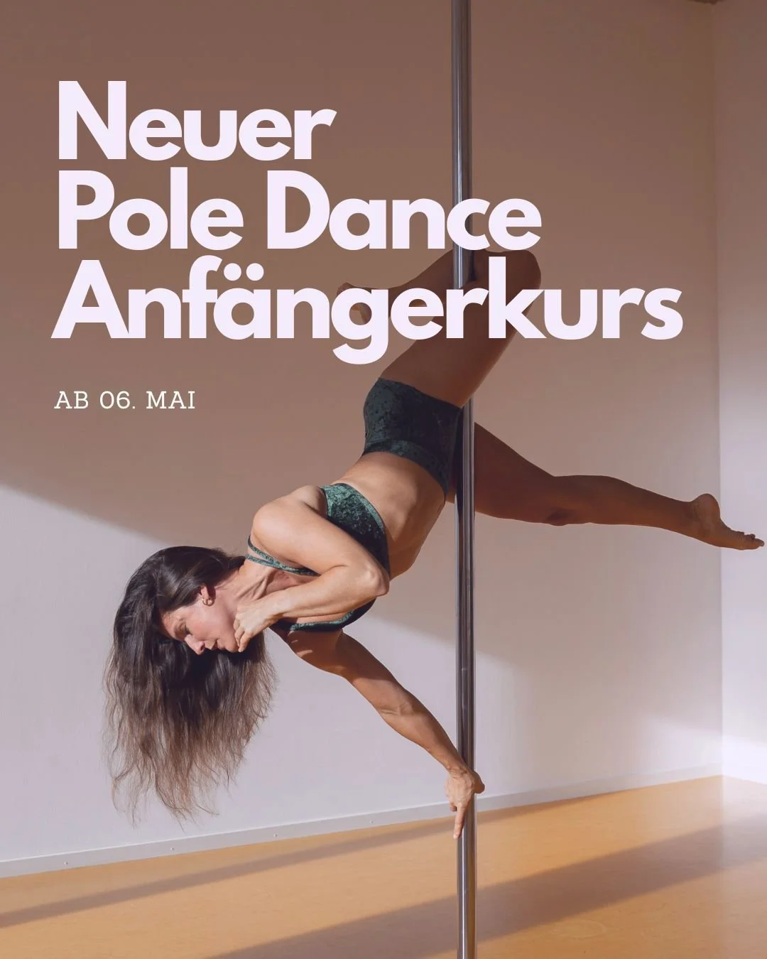 In nur 4 Wochen zu deiner Poledance Power!

Der Kurs ist perfekt f&uuml;r Anf&auml;nger*innen ohne Tanzerfahrung. Trau dich einfach! 😉

Was dich erwartet:
✨ sanfter Einstieg &amp; Basics Schritt f&uuml;r Schritt erkl&auml;rt
✨ sp&uuml;rbar mehr Kraf