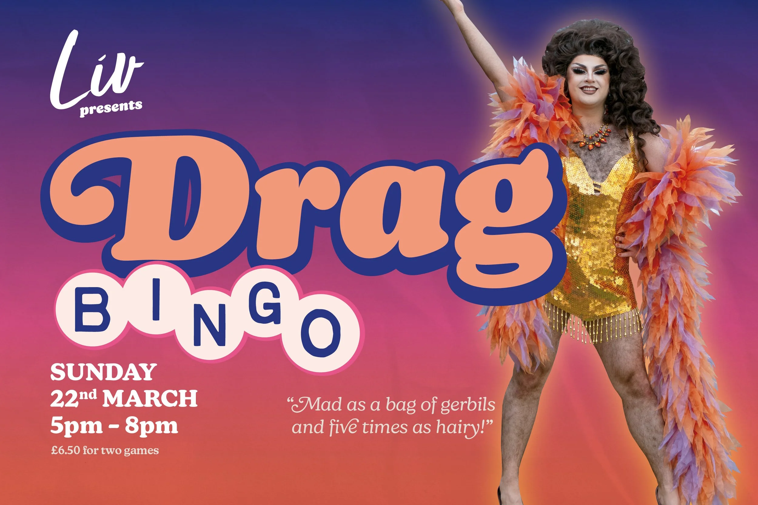 Liv presents DRAG BINGO at YALM