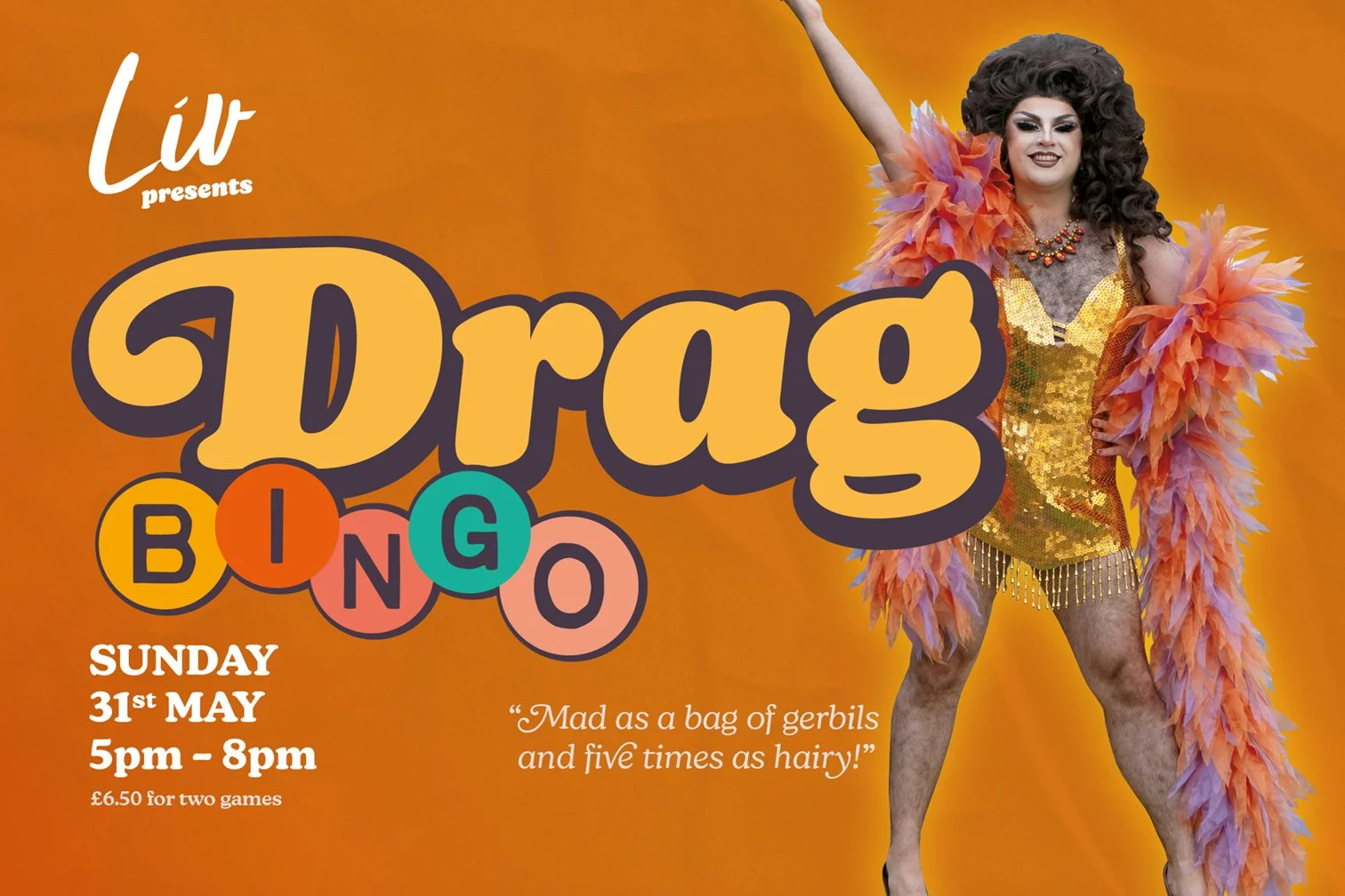 Liv presents DRAG BINGO at YALM