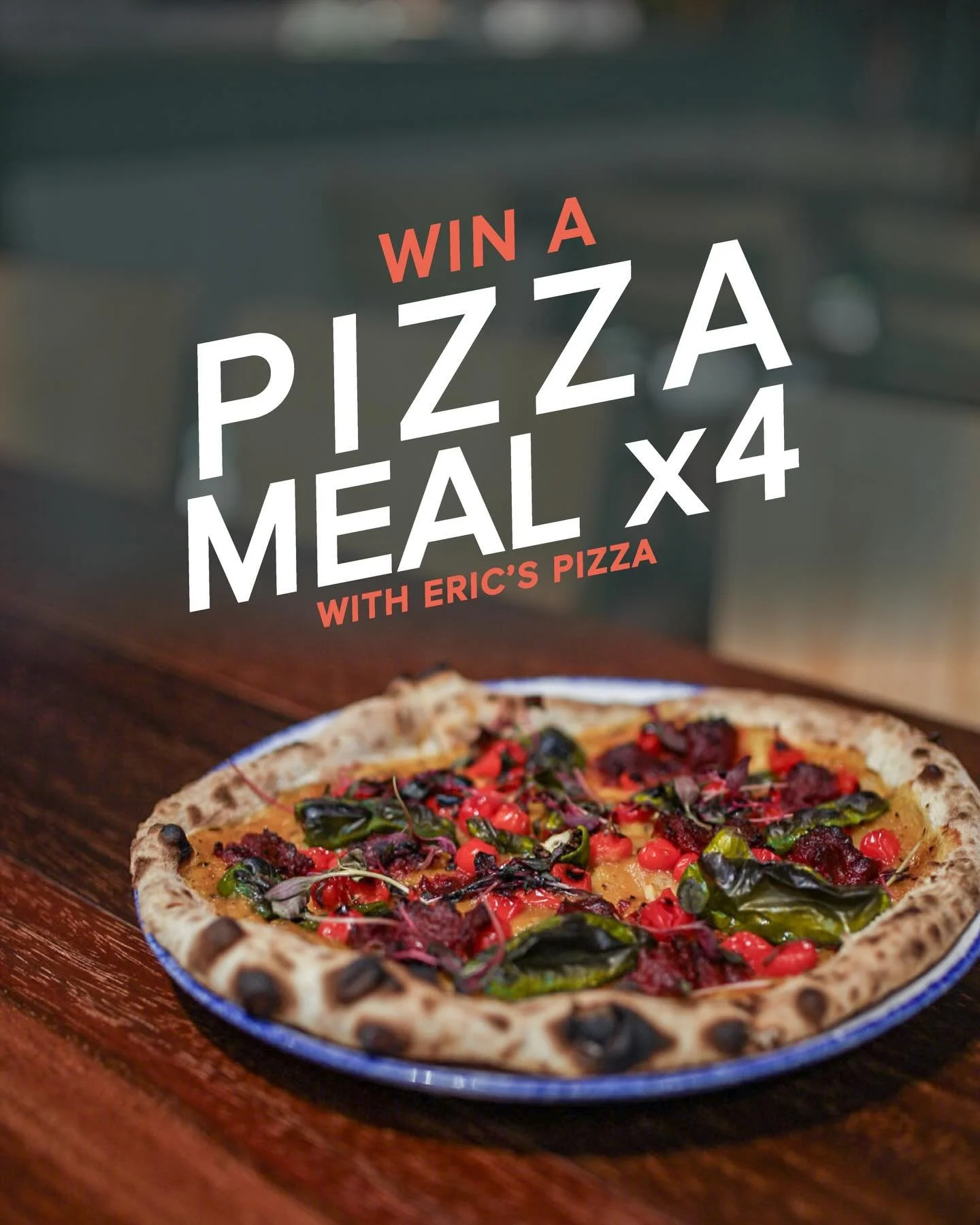 🍕WIN PIZZA 🍕

To celebrate #NationalPizzaDay, the legends at @erics__pizza are giving away a meal for FOUR 🙌

Here&rsquo;s how to enter:
1️⃣ Follow @letsyalm and @erics__pizza
2️⃣ Like this post
3️⃣ Tag a friend

That&rsquo;s it. Winner picked at 