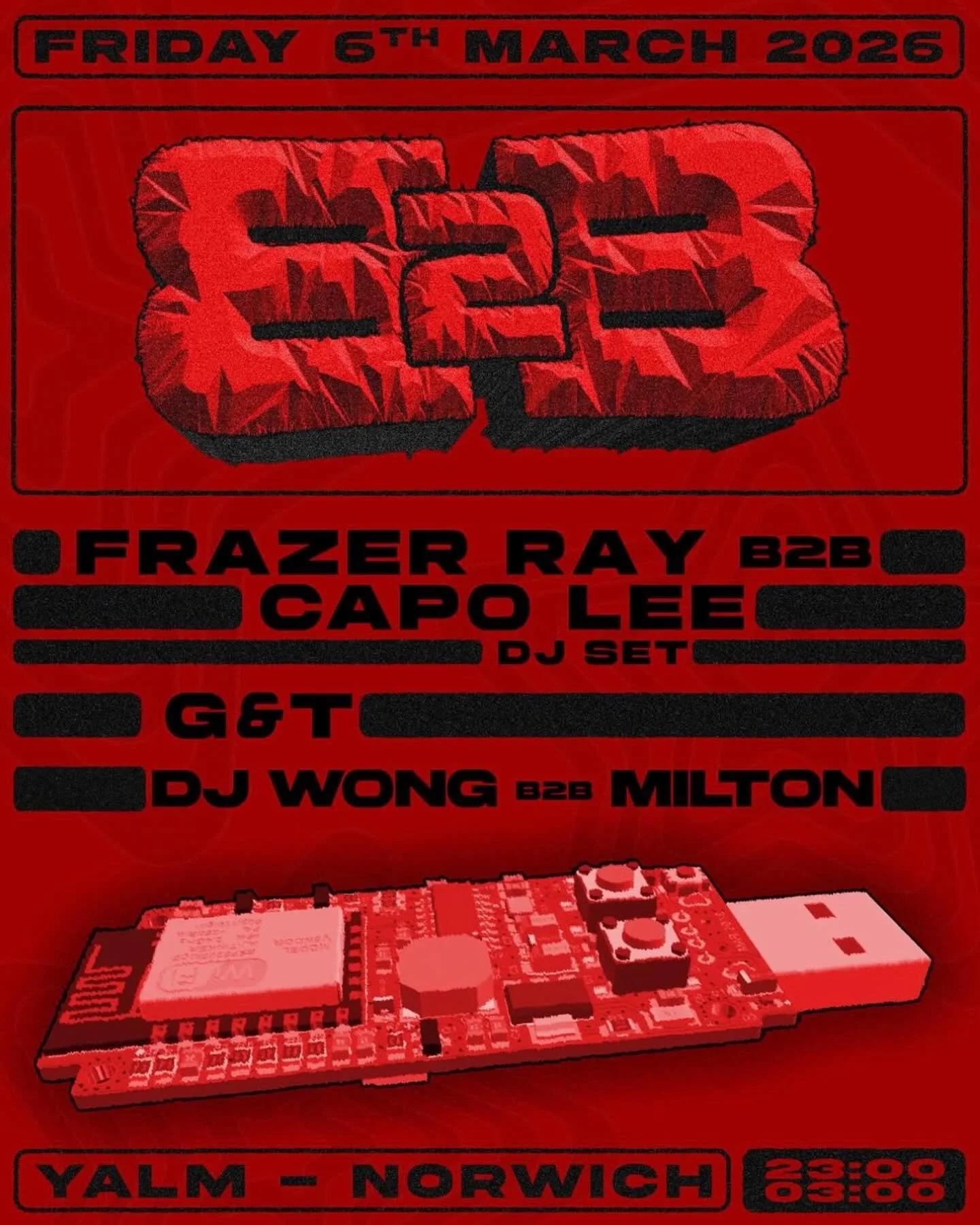 B2B is landing at YALM this Friday!

A brand new event series from G&amp;T (Grace &amp; Talina), built entirely around exclusive back-to-back sets in intimate, unexpected spaces.

No rules.
No fixed genres.
Just artists sharing decks and creating one