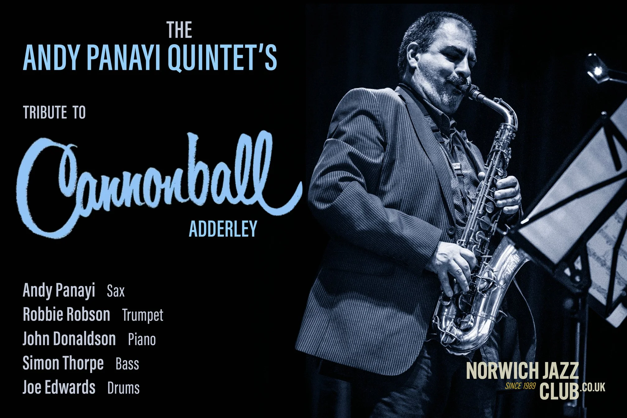 Norwich Jazz Club presents The Andy Panayi Quintet
