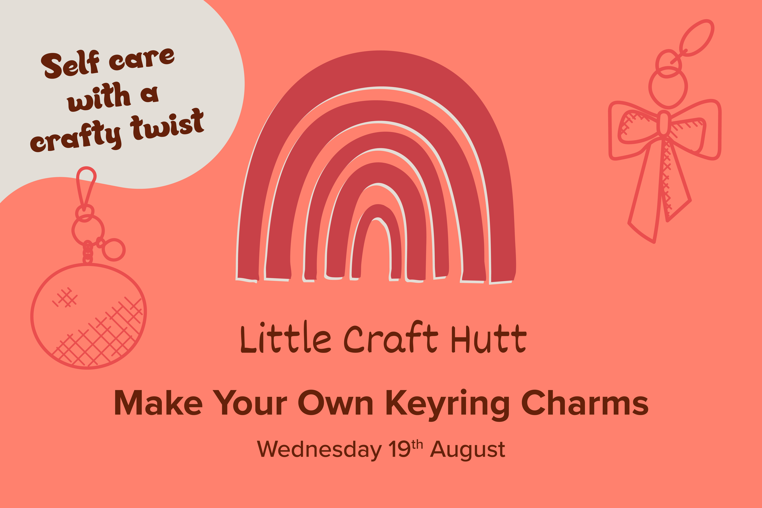 LITTLE CRAFT HUTT – Make Your Own Keyring Charms
