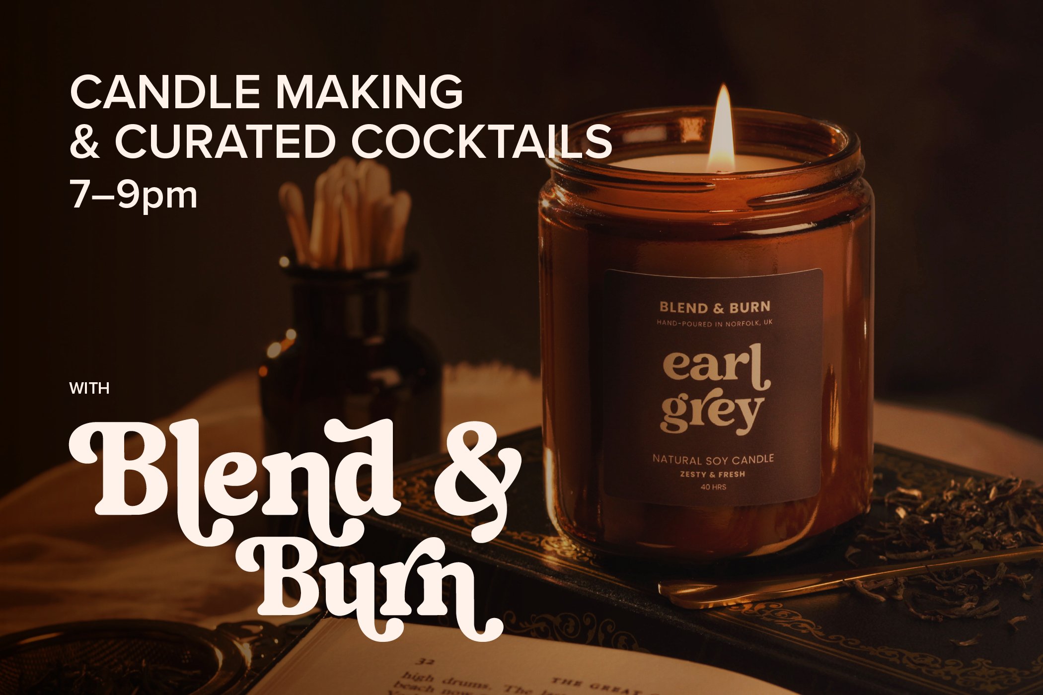 Candle making workshop with Blend & Burn