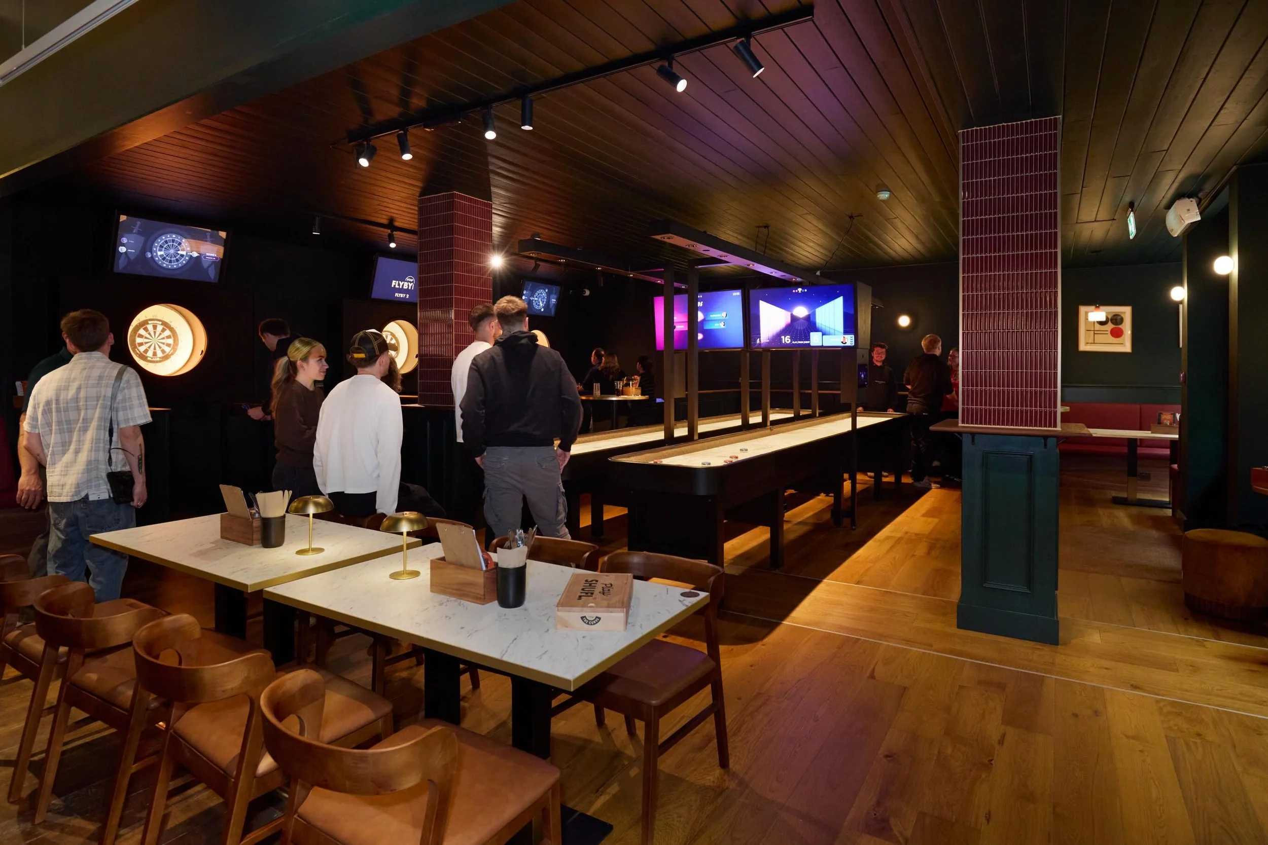 🎯 GAME NIGHT JUST GOT AN UPGRADE 🎯

Welcome to The Boardroom at Yalm Food Hall! Your new go-to spot for interactive SHUFL, FLYBY darts, food, cocktails and a little healthy competition 👀

Whether you&rsquo;re planning after-work drinks, date night