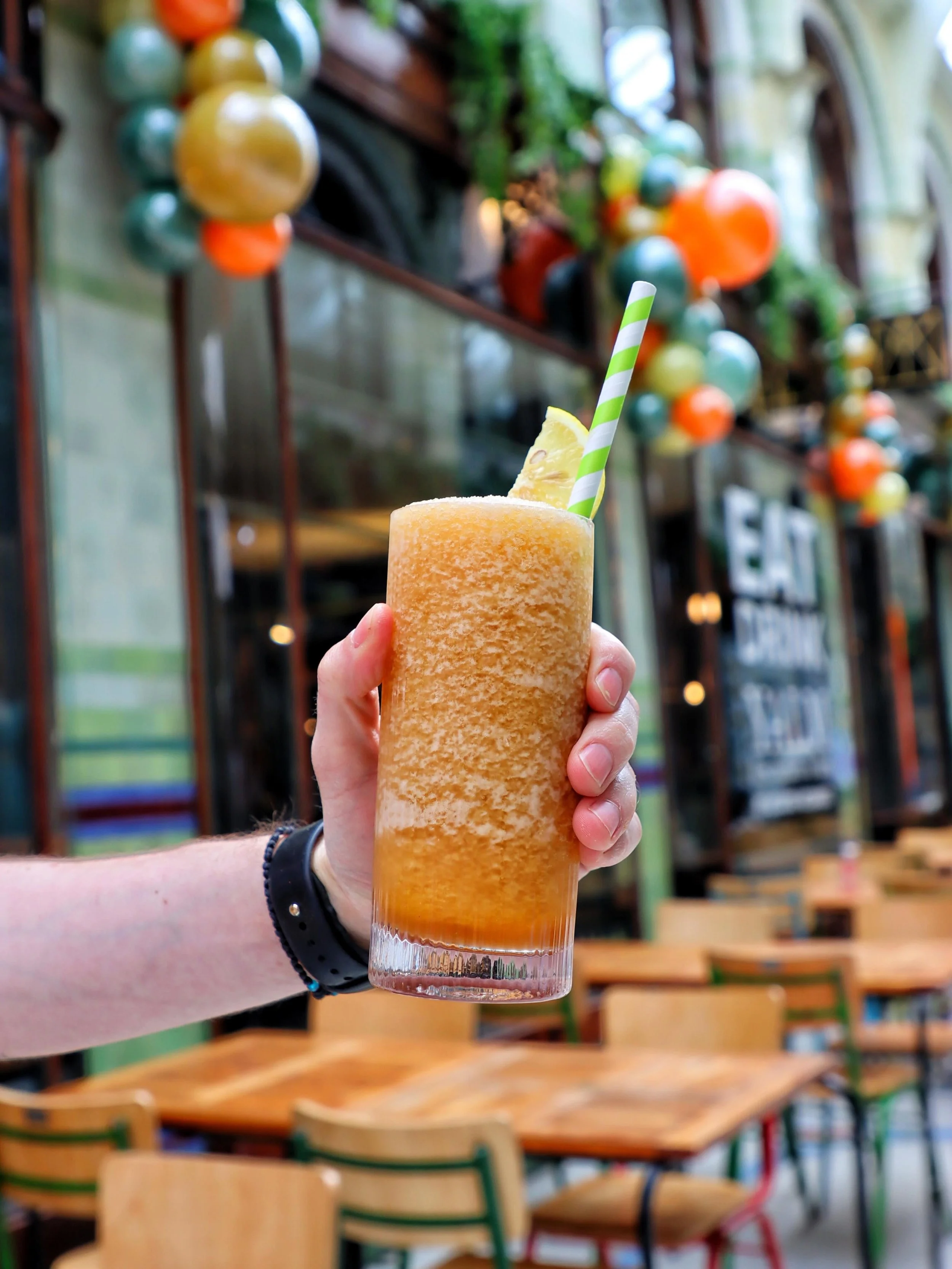 More drinks but the heatwave has officially pushed us into frozen drink season!

We&rsquo;ve got:

Frozen Hot Honey Margaritas served with a HOT chilli pepper 🌶️

Frozen Mango Aperols

Frozen Peach Iced Teas

#Norwich
#NorwichFood
#NorwichRestaurant