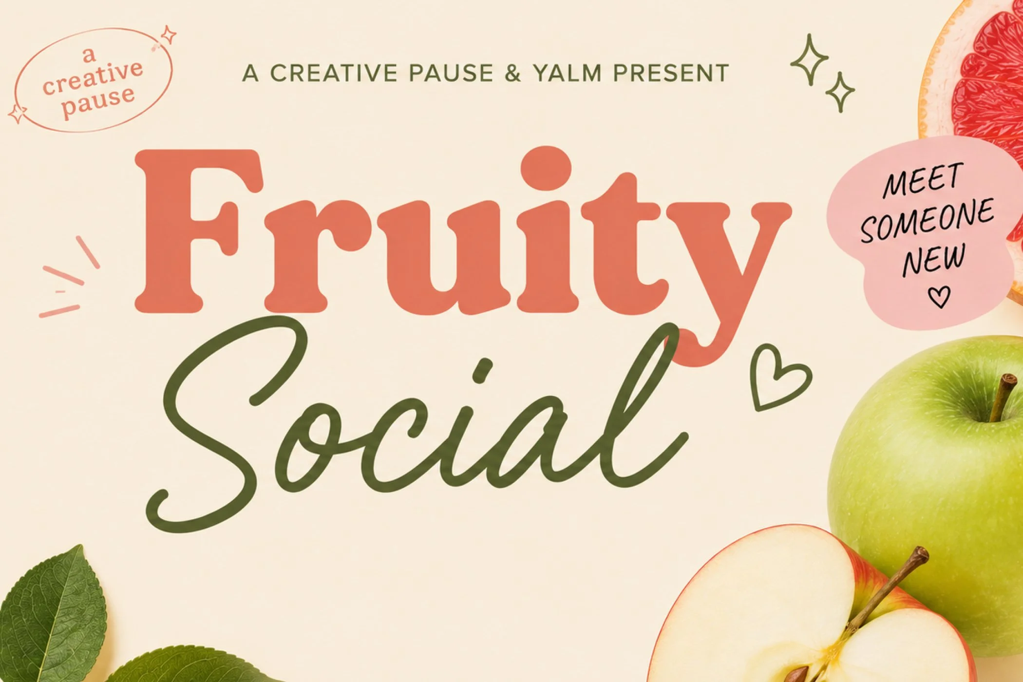 Fruity Social for Singles – A Creative Pause