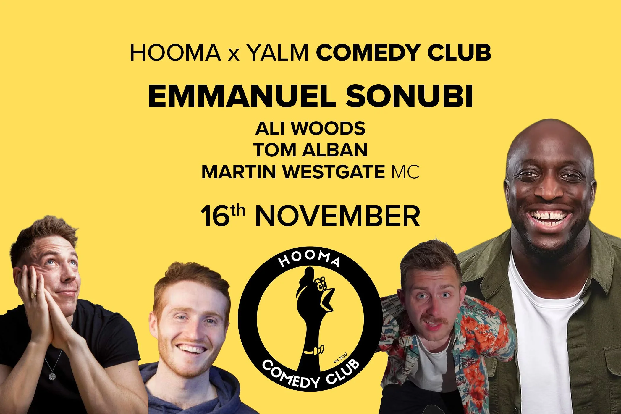 Hooma Comedy Presents Emmanuel Sonubi
