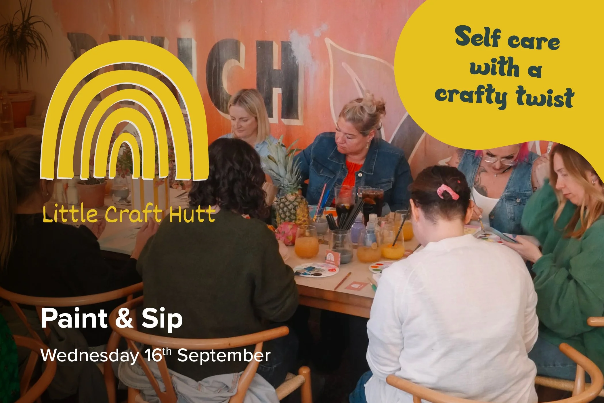 Little Craft Hutt – Paint & Sip