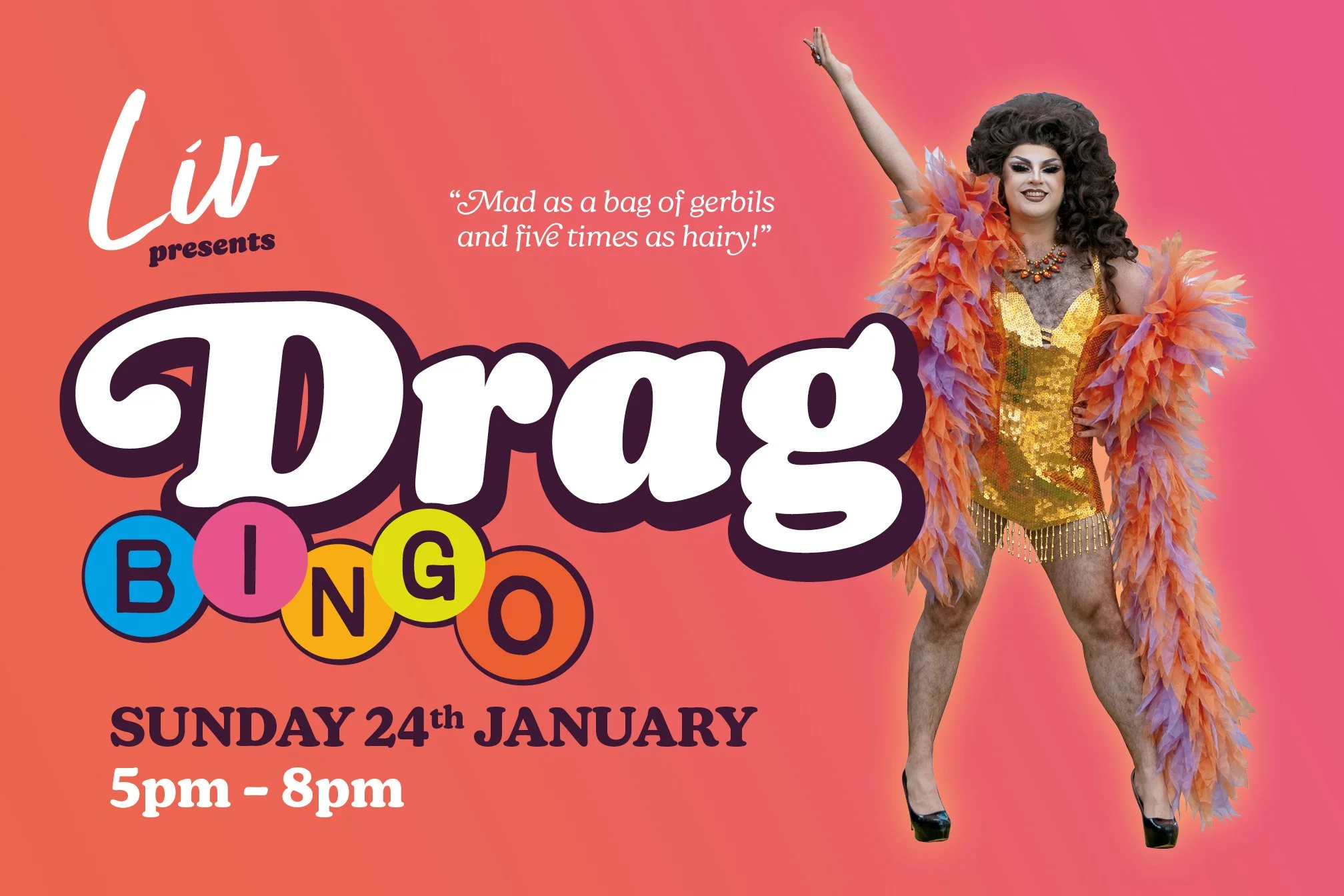 Liv presents DRAG BINGO at YALM 