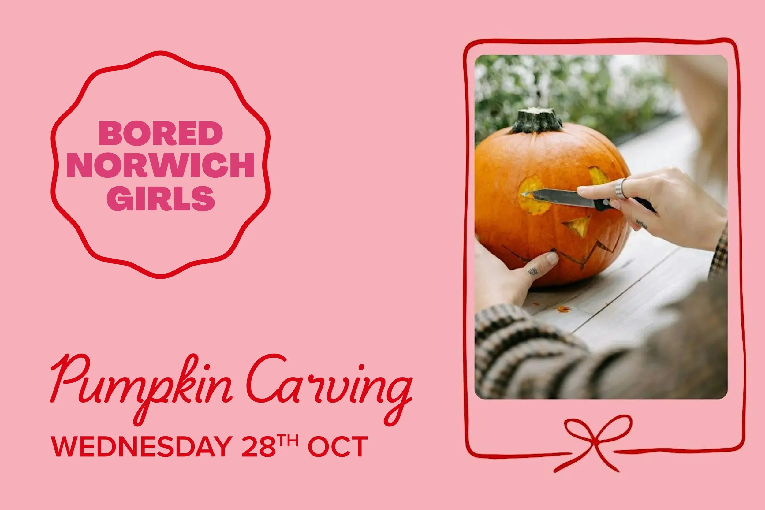 Pumpkin Carving with Bored Norwich Girls