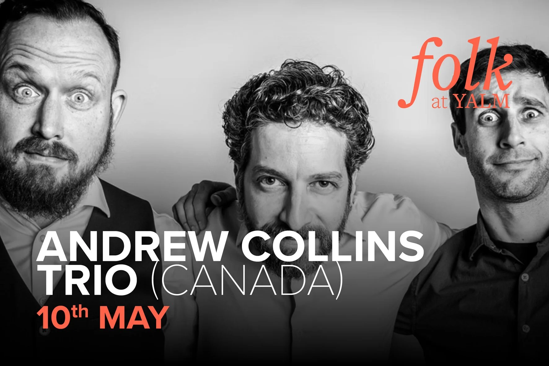 FOLK AT YALM presents The Andrew Collins Trio (Canada)