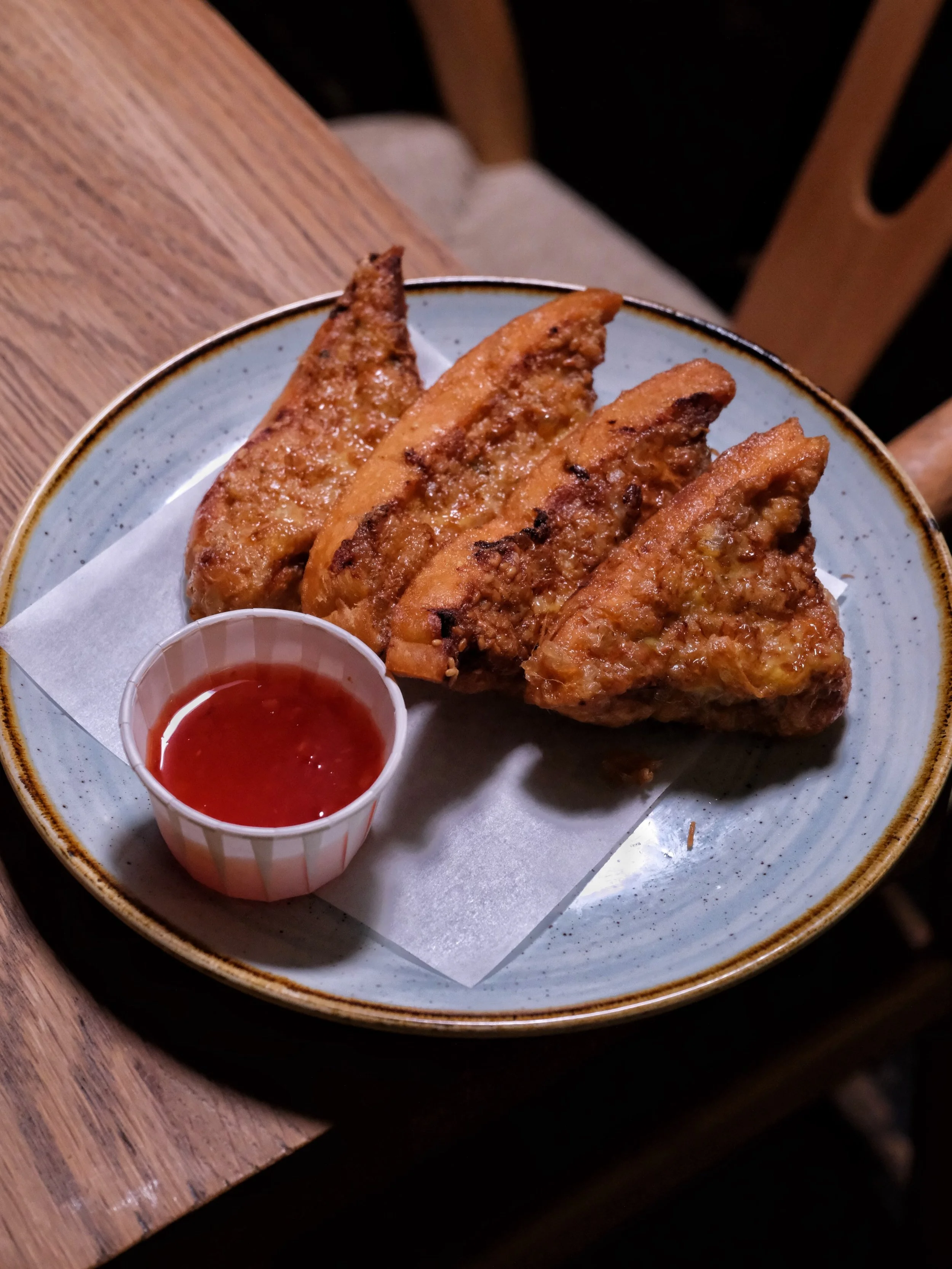 When it comes to tricks or treats, this special is definitely a treat!

Pork toast with sweet chilli sauce available from Thai by Dee.

#Norwich
#NorwichFood
#NorwichRestaurants
