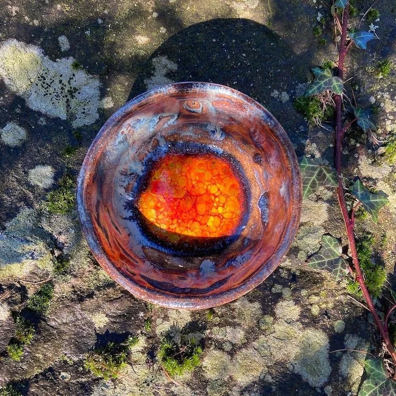 Medium 'Krakatoa' Ridge Bowl 