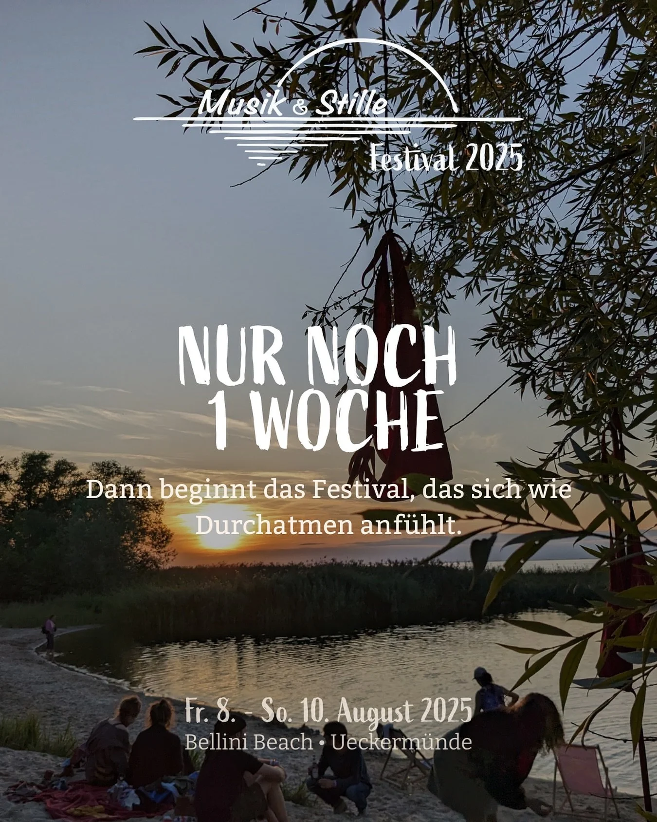 Bald beginnt unser feines, kleines Strandfestival am Stettiner Haff &ndash; und wir freuen uns riesig, euch alle zu sehen.

✨ Alles ist vorbereitet: Musik, Programm, Raum f&uuml;r Stille, Fahrr&auml;der, Fr&uuml;hst&uuml;ck, Yoga, M&uuml;lls&auml;cke