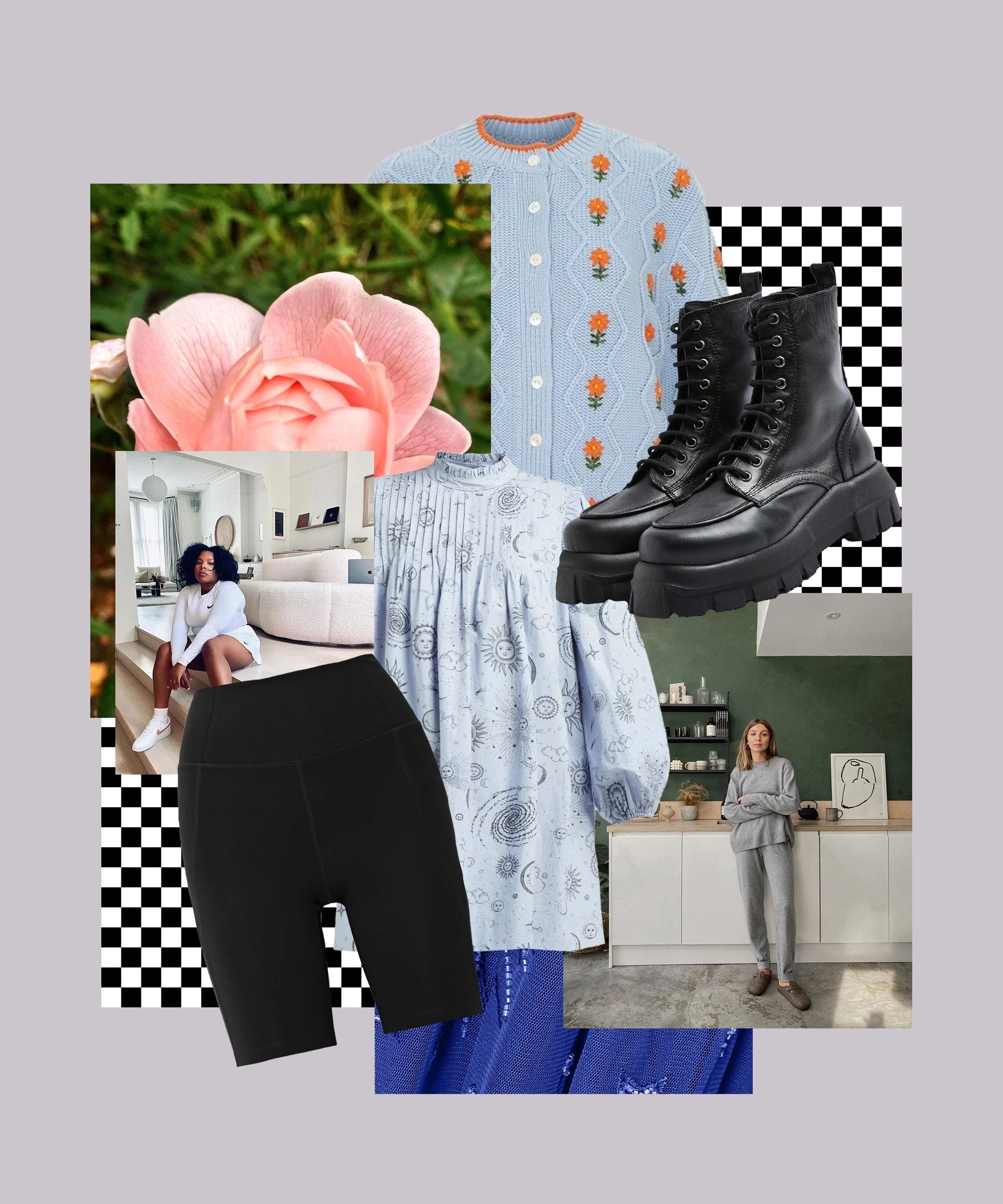 fashion editorial collage