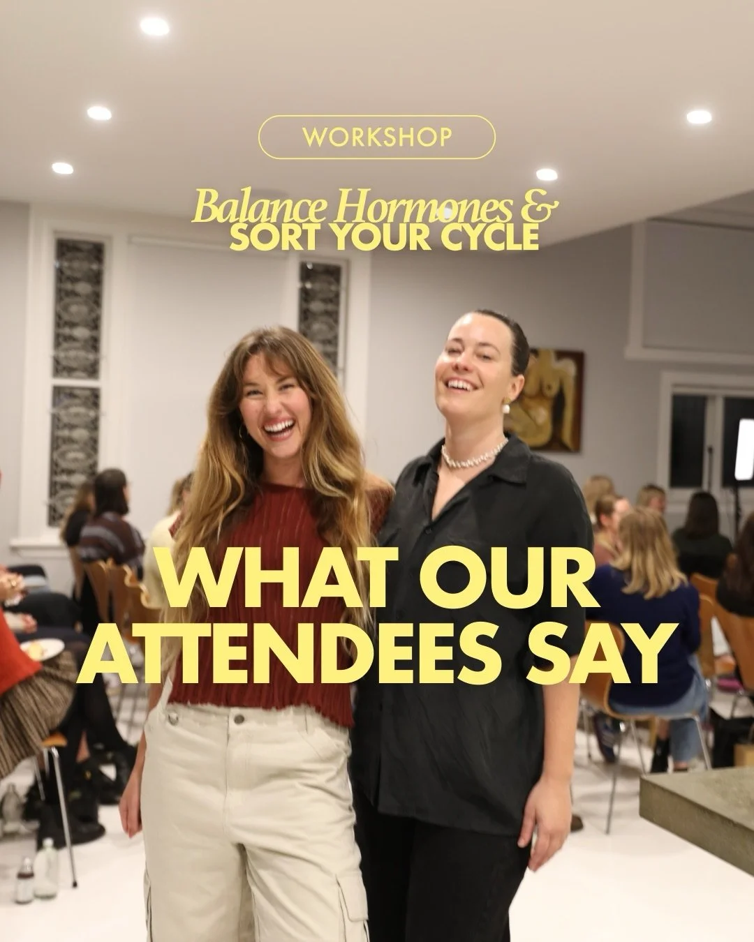 Comment HORMONAL below and we&rsquo;ll send you the ticket link 💌

Confused by your hormones, contraception, conception, PMS, painful periods, or cycle symptoms? You&rsquo;re not alone ❤️&zwj;🩹

Join us for Balance Hormones &amp; Sort Your Cycle in