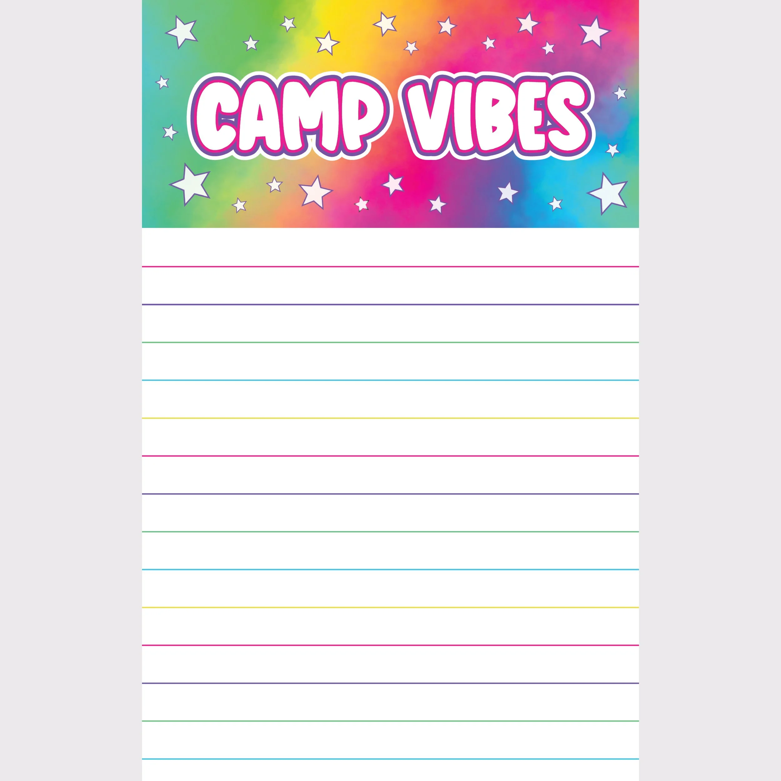 Stars on Bright Gradient Camp Pad