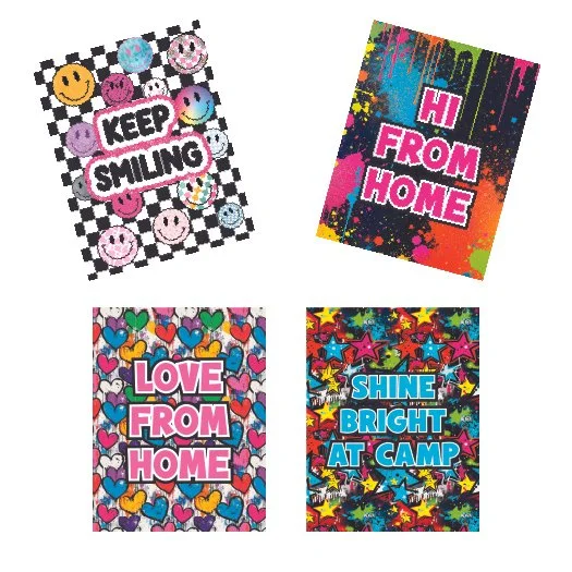 Bright Burst Folded Note Card Pack