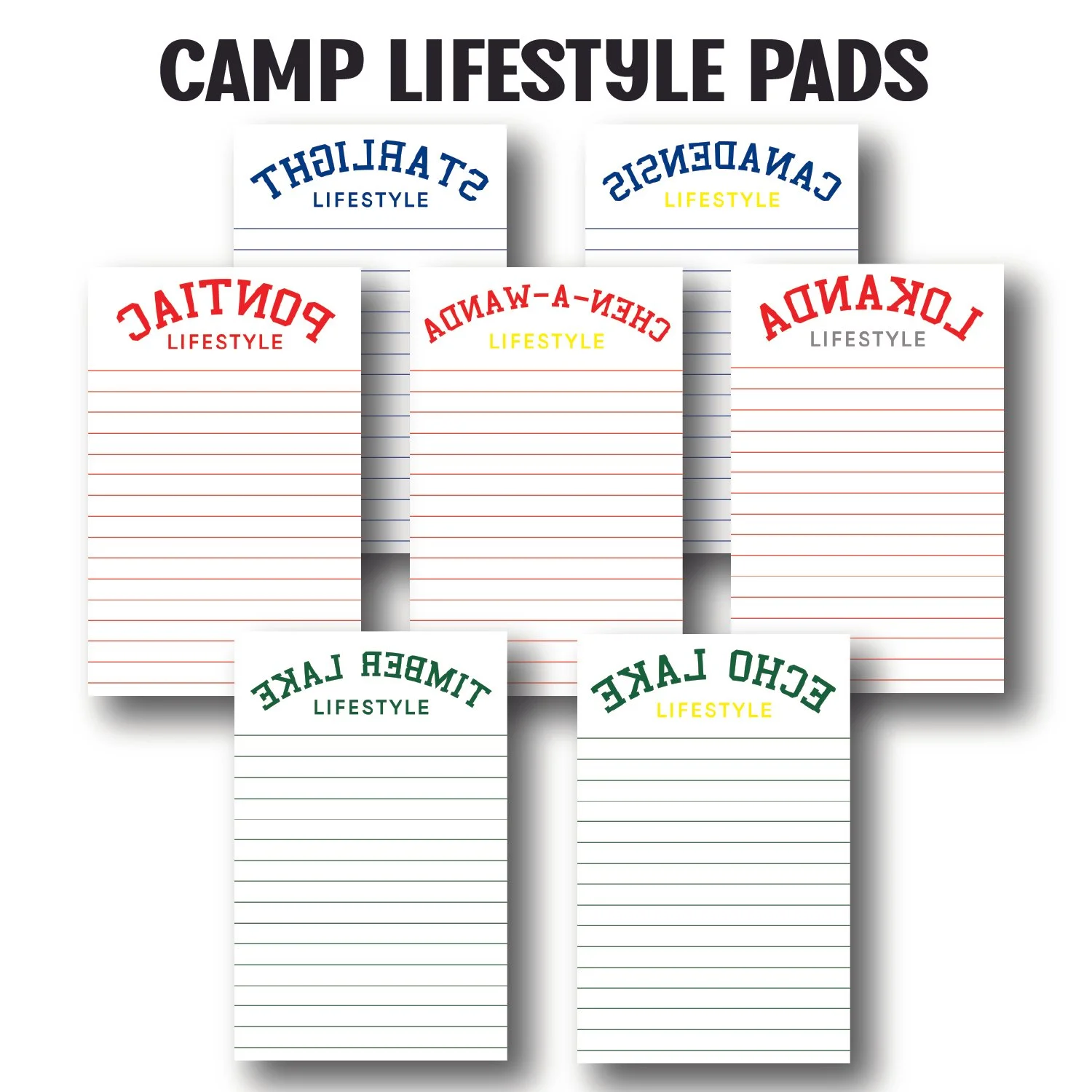 Camp Lifestyle w. Camp Name Notepad