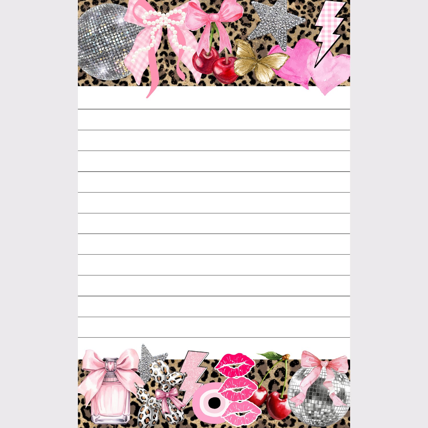 Leopard Collage Camp Pad