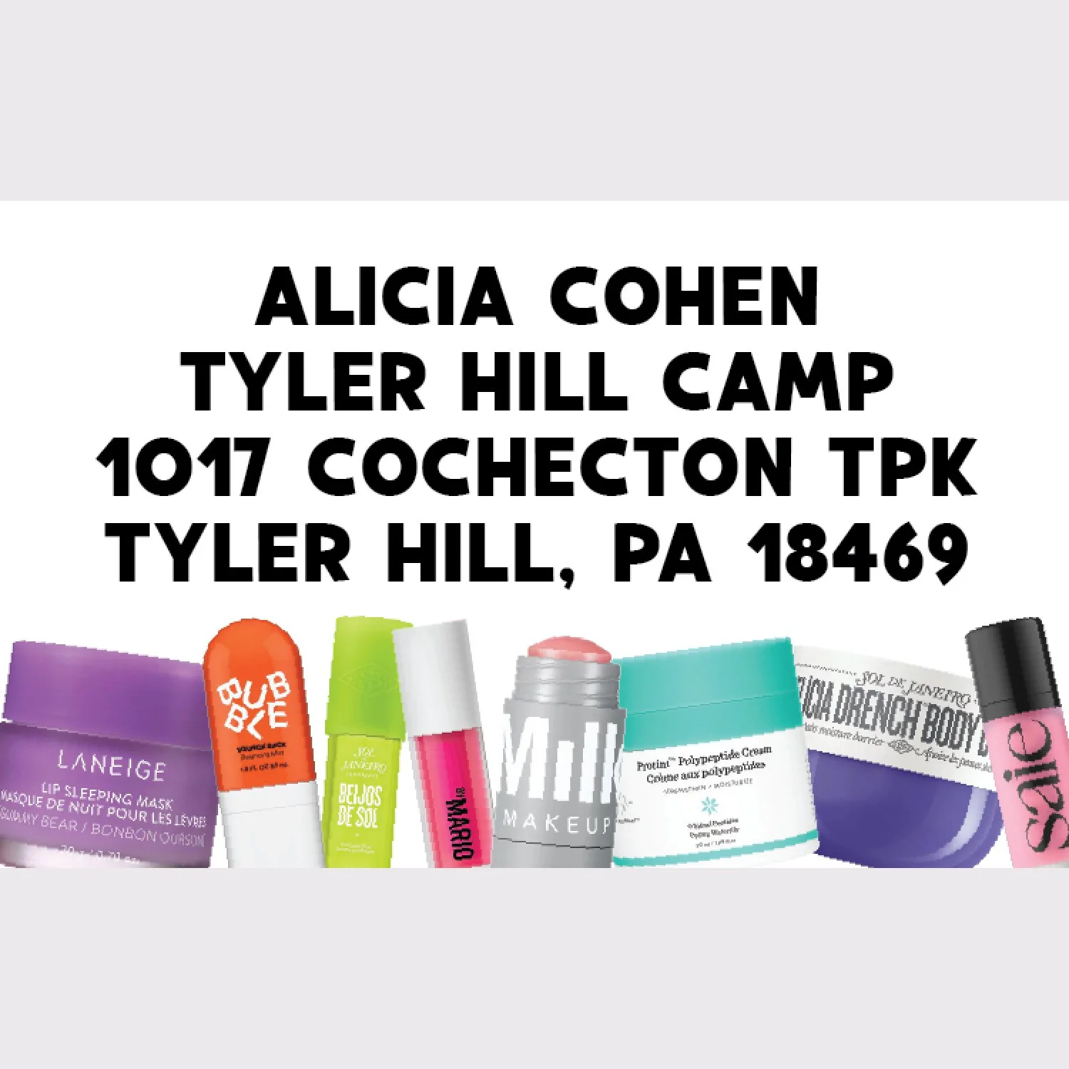 Skincare Address Labels