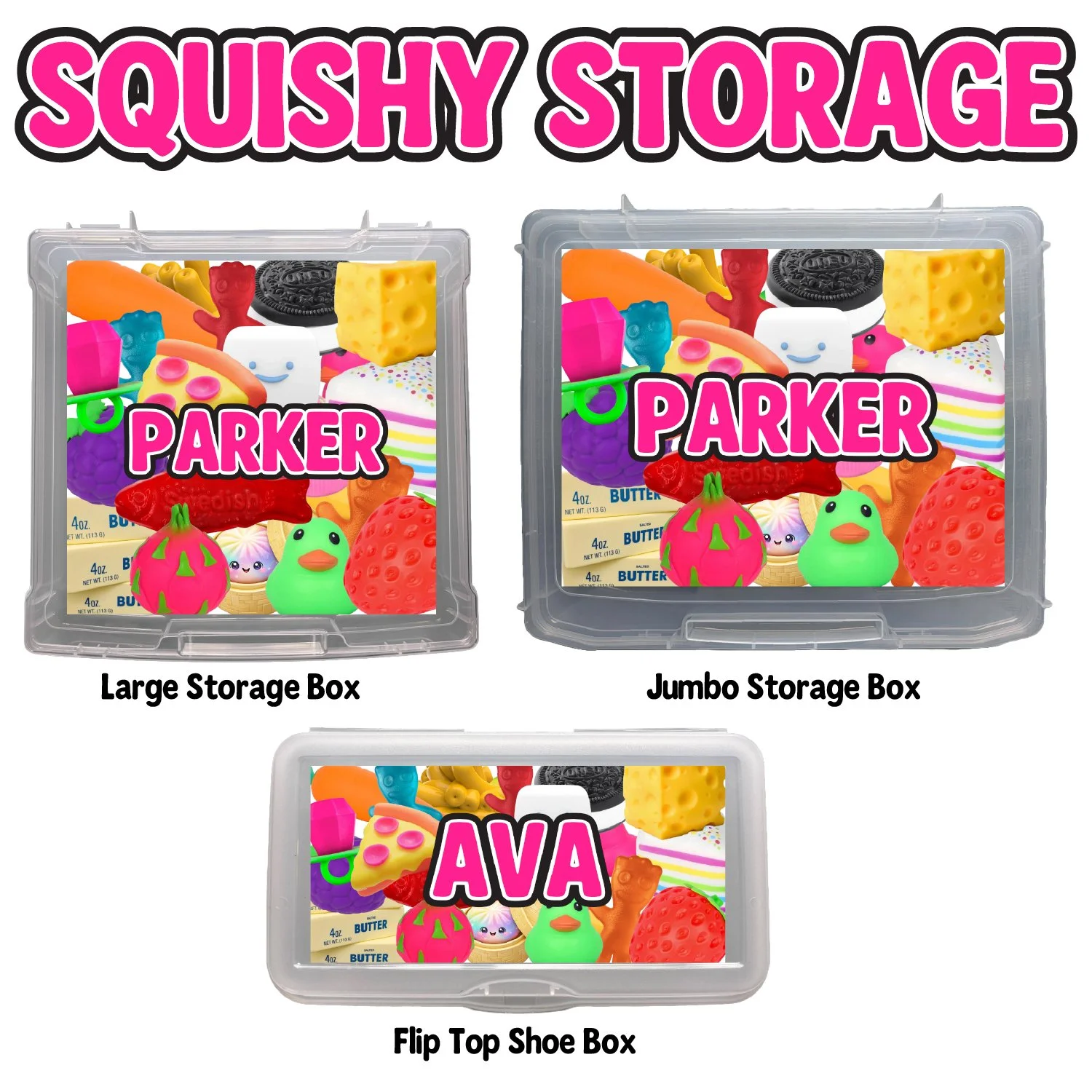Squishy Storage Boxes