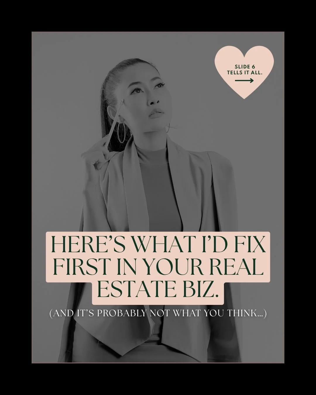 The hard truth about your &ldquo;real estate problem&rdquo;
It&rsquo;s not a lead problem.
It&rsquo;s not a visibility problem.
And no&mdash;it&rsquo;s not that you need to hustle harder.

It&rsquo;s that you&rsquo;re building a business on broken my