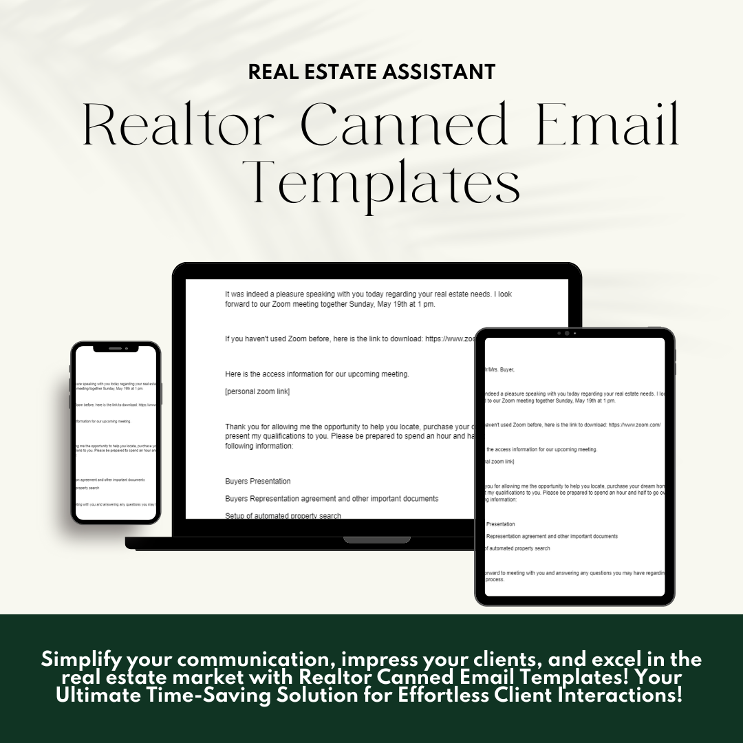 Product - Real Estate Assistant Realtor Canned Email Templates.png