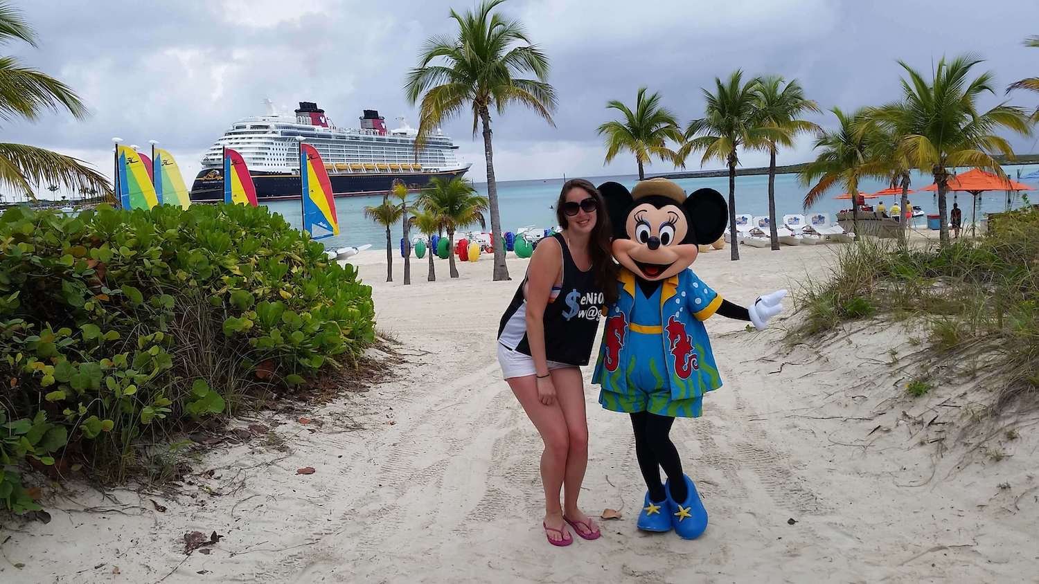 Disney Cruise Line Community, Rebecca with Minnie Mouse.jpg