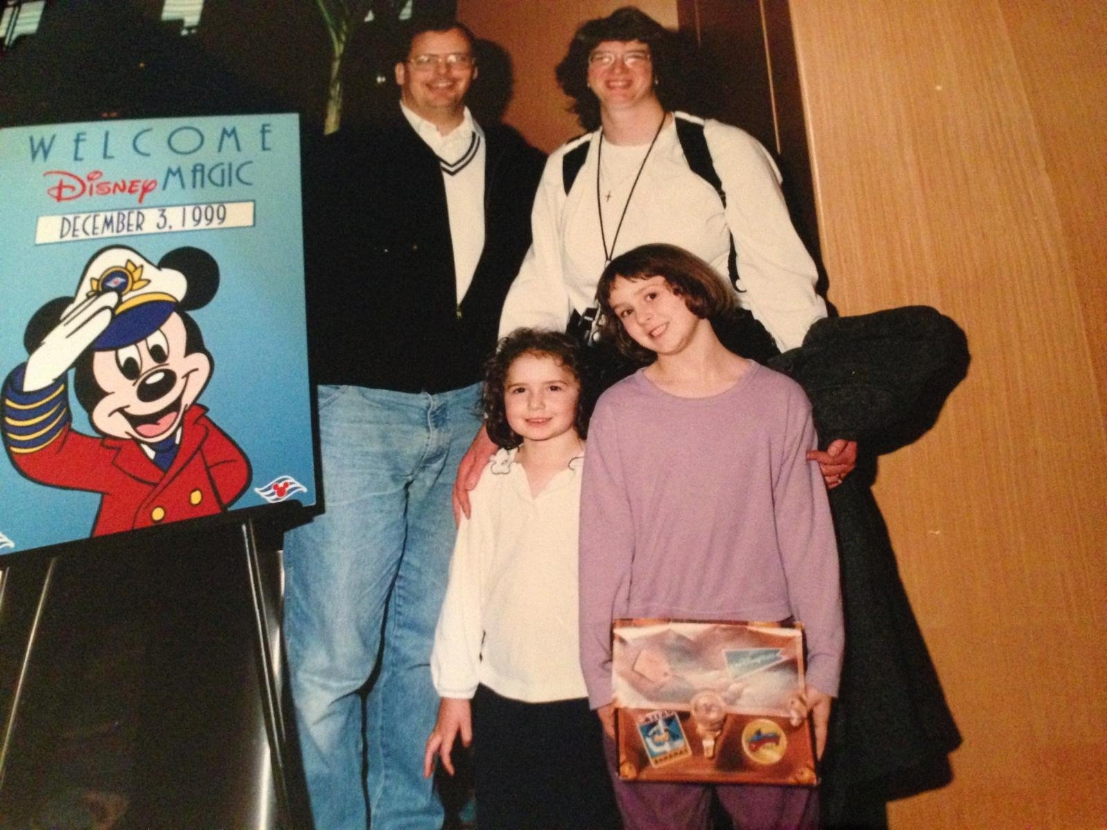 Disney Cruise Line Community, Rebecca on a cruise in 1999.jpg
