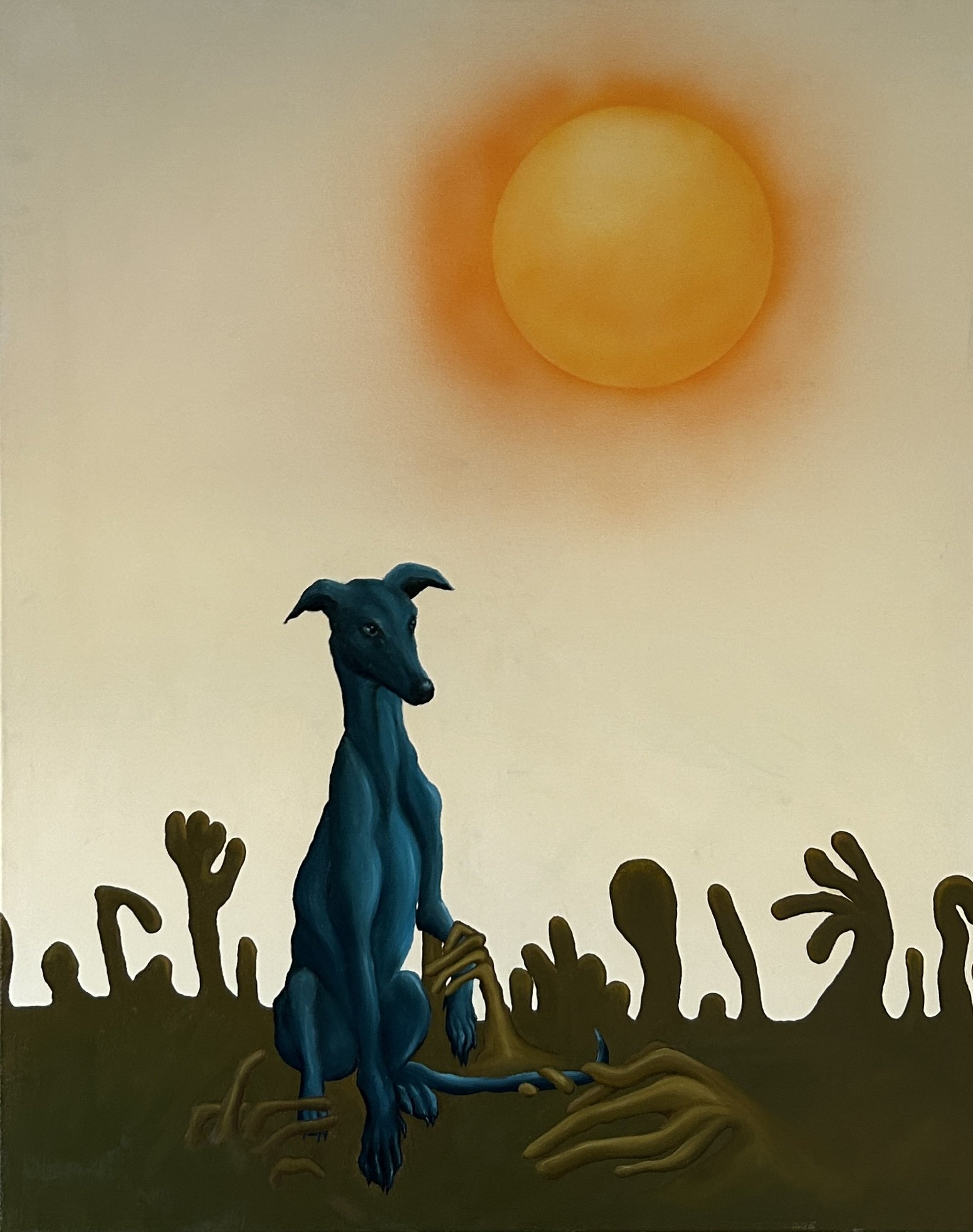Caught Up, 2023
Oil and Airbrush on Canvas
81 x 102 cm