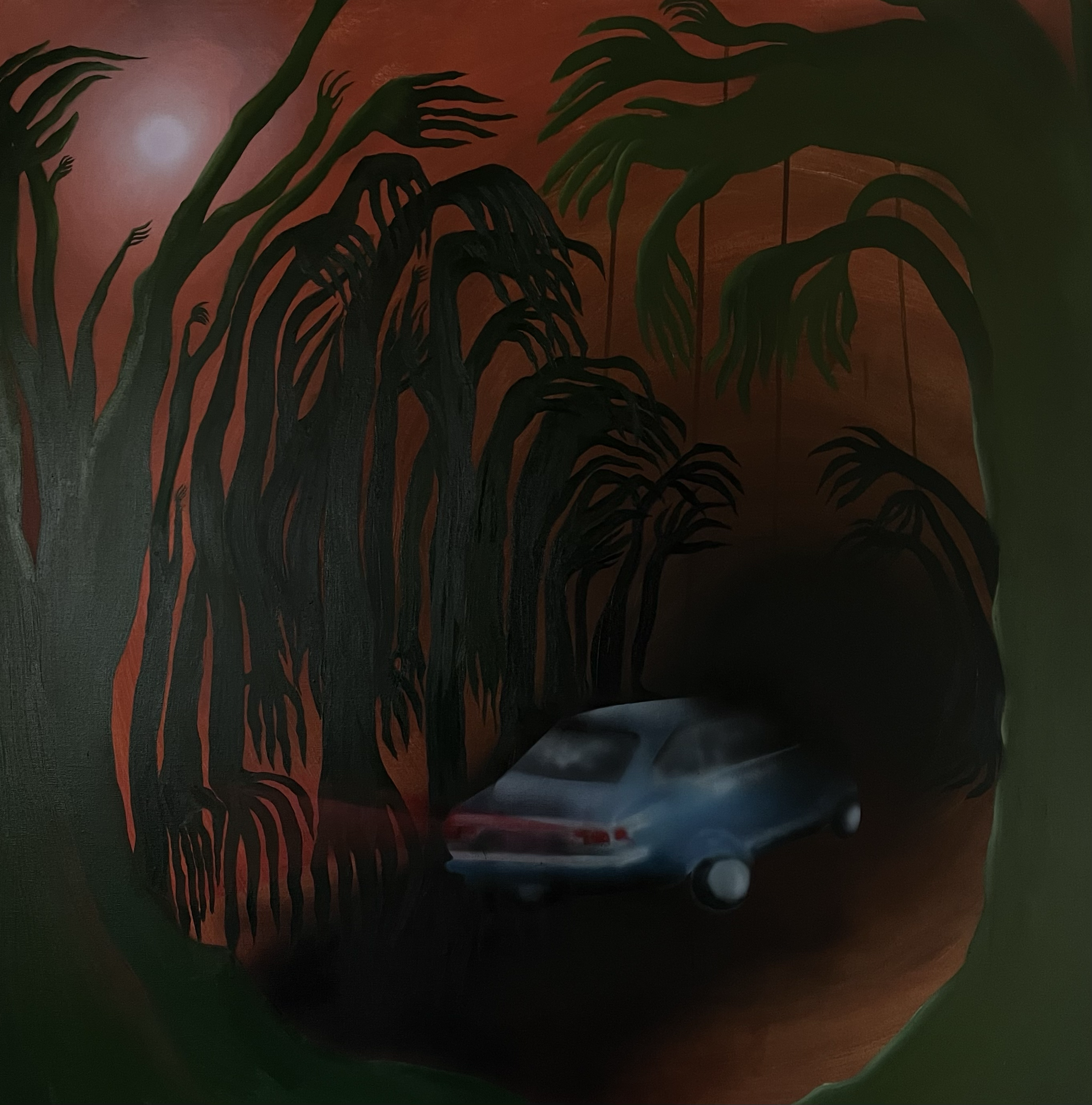 Drive Thru, 2023
Oil and Airbrush on Canvas
102 x 102 cm