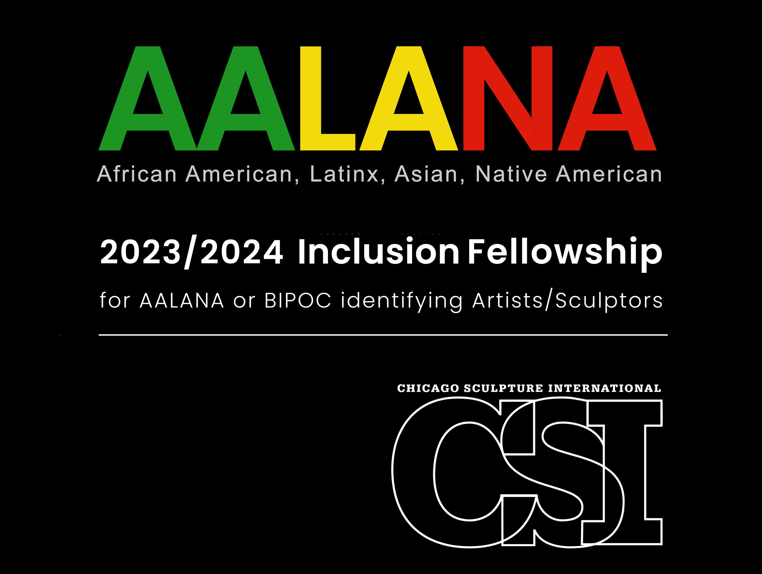 Inclusion Fellowship for AALANA or BIPOC Artists/Sculptors
