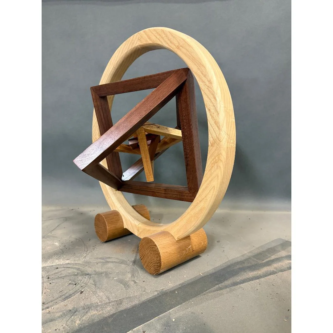 "Controlled Chaos" by Terry Karpowicz, Maple, 24 x 18 x 10 in.