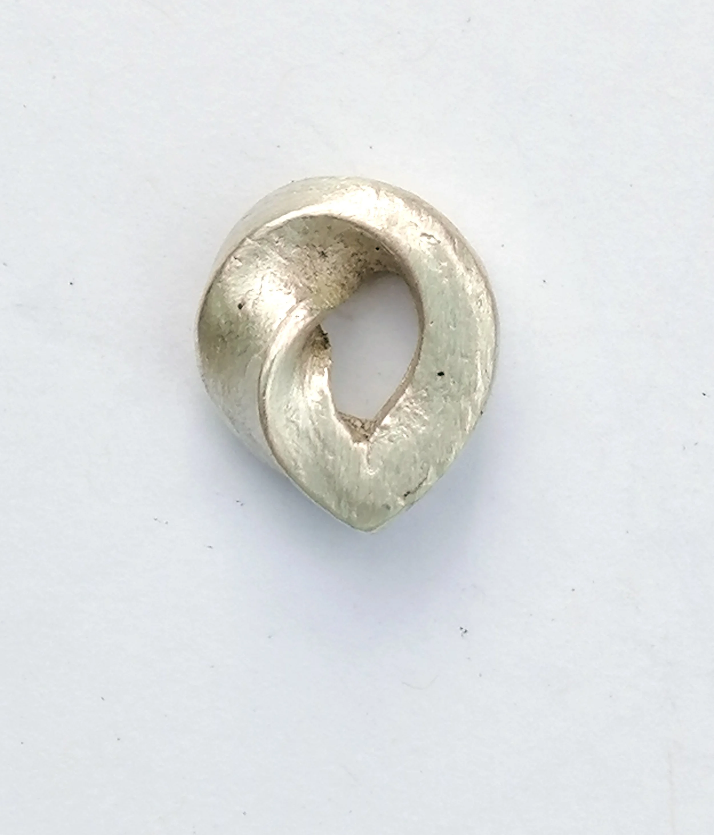 Plamen Yordanov, "Moon Infinity (Love)
", Silver cast, 7/16 in. dia.