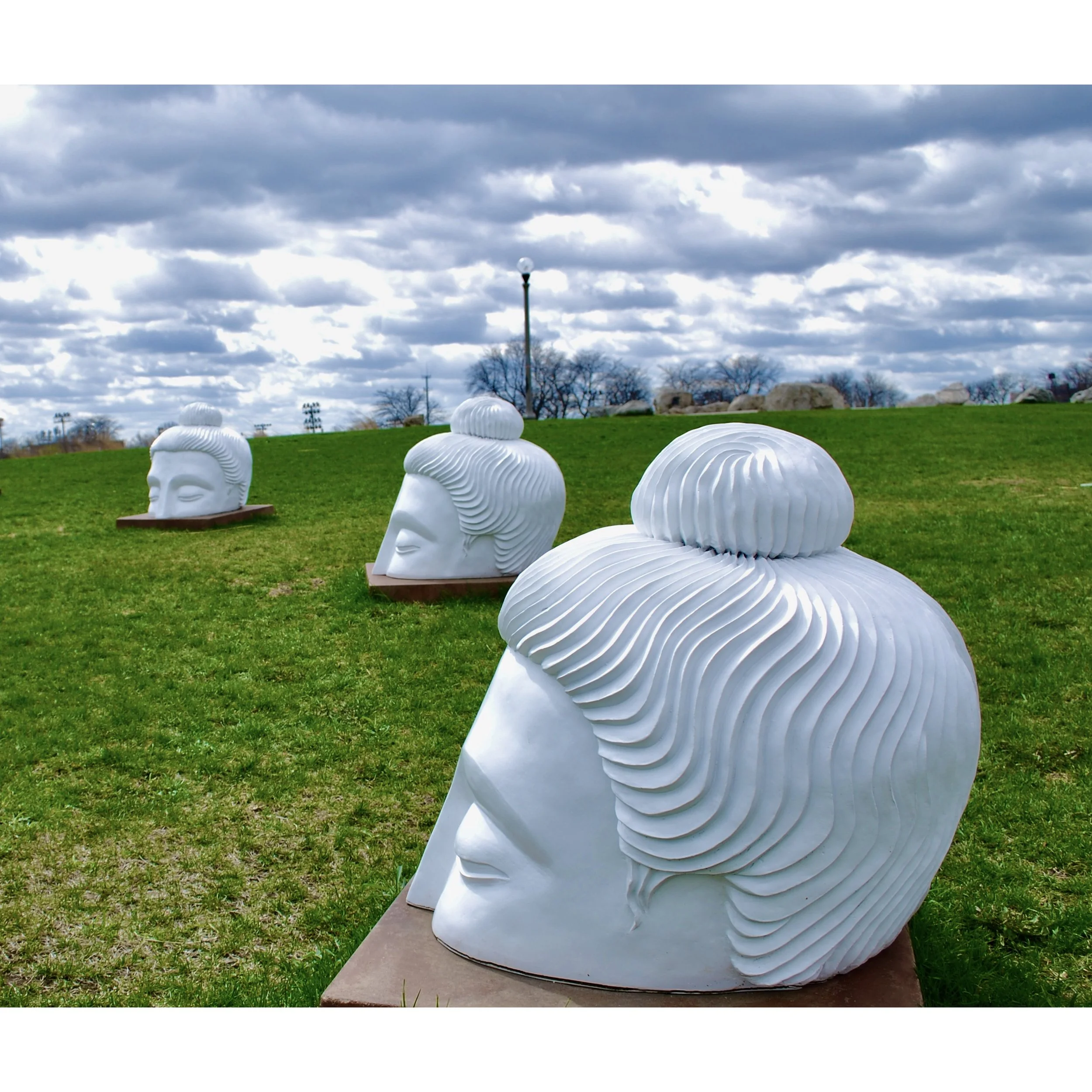 "Ten Thousand Ripples" by Indira Johnson. Location: Ronan Park