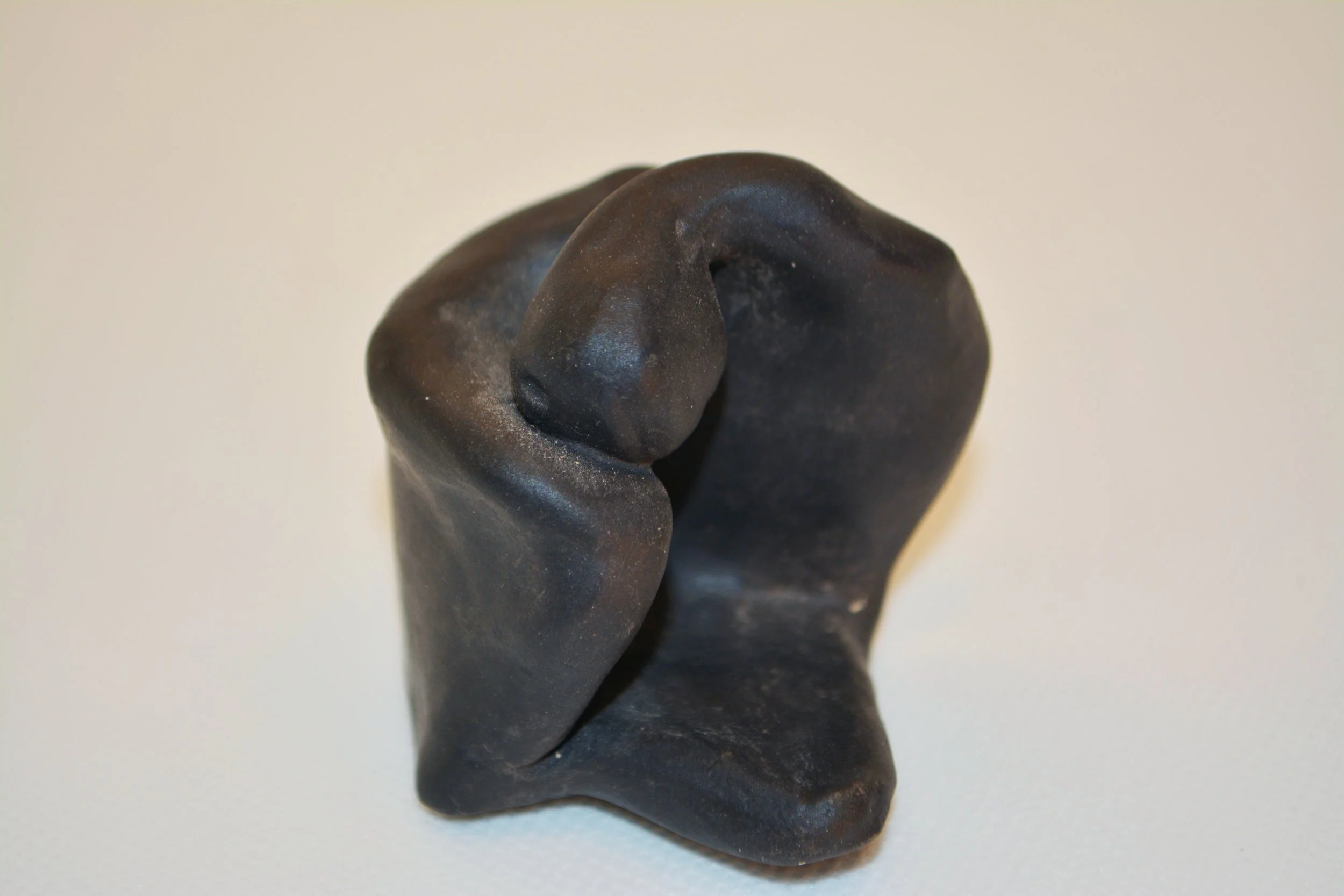Tomas Co, "Depression", Ceramic, 2 x 2-1/2 x 2 in.