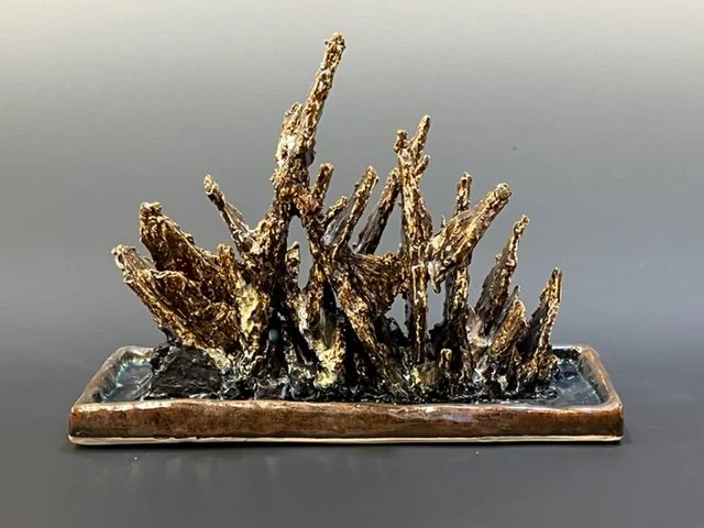 Set Gozo, "Cosmos", Ceramics with glass
13 x 6 x 14 in.