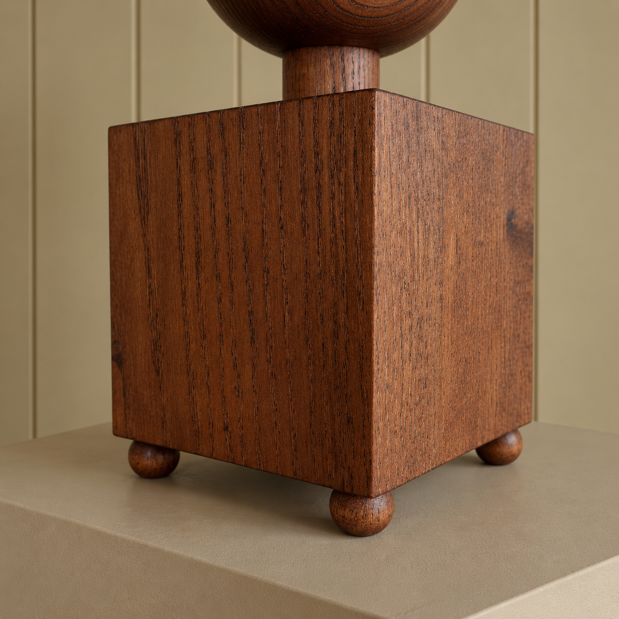 Walnut Cube Lamp on Pedestal.png