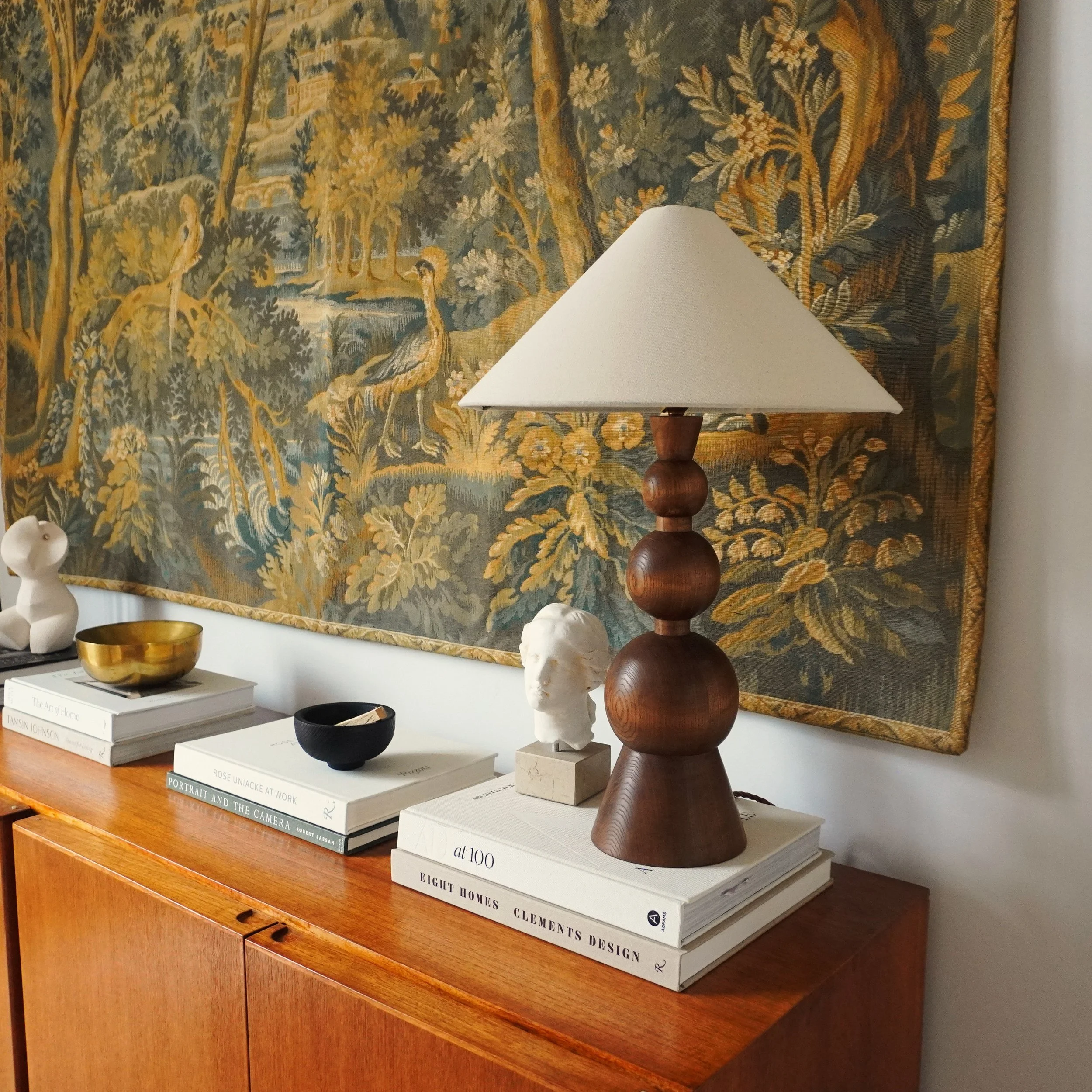 Winnie Lamp - Walnut