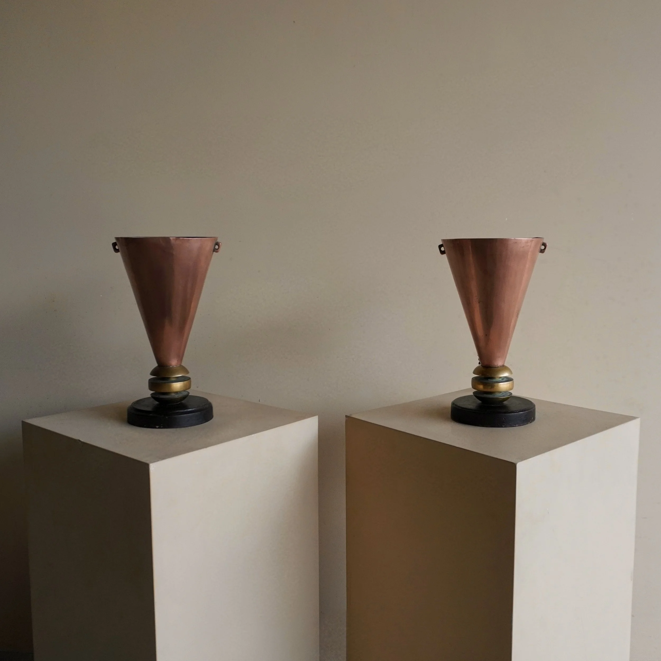 Copper Bedside Uplighters