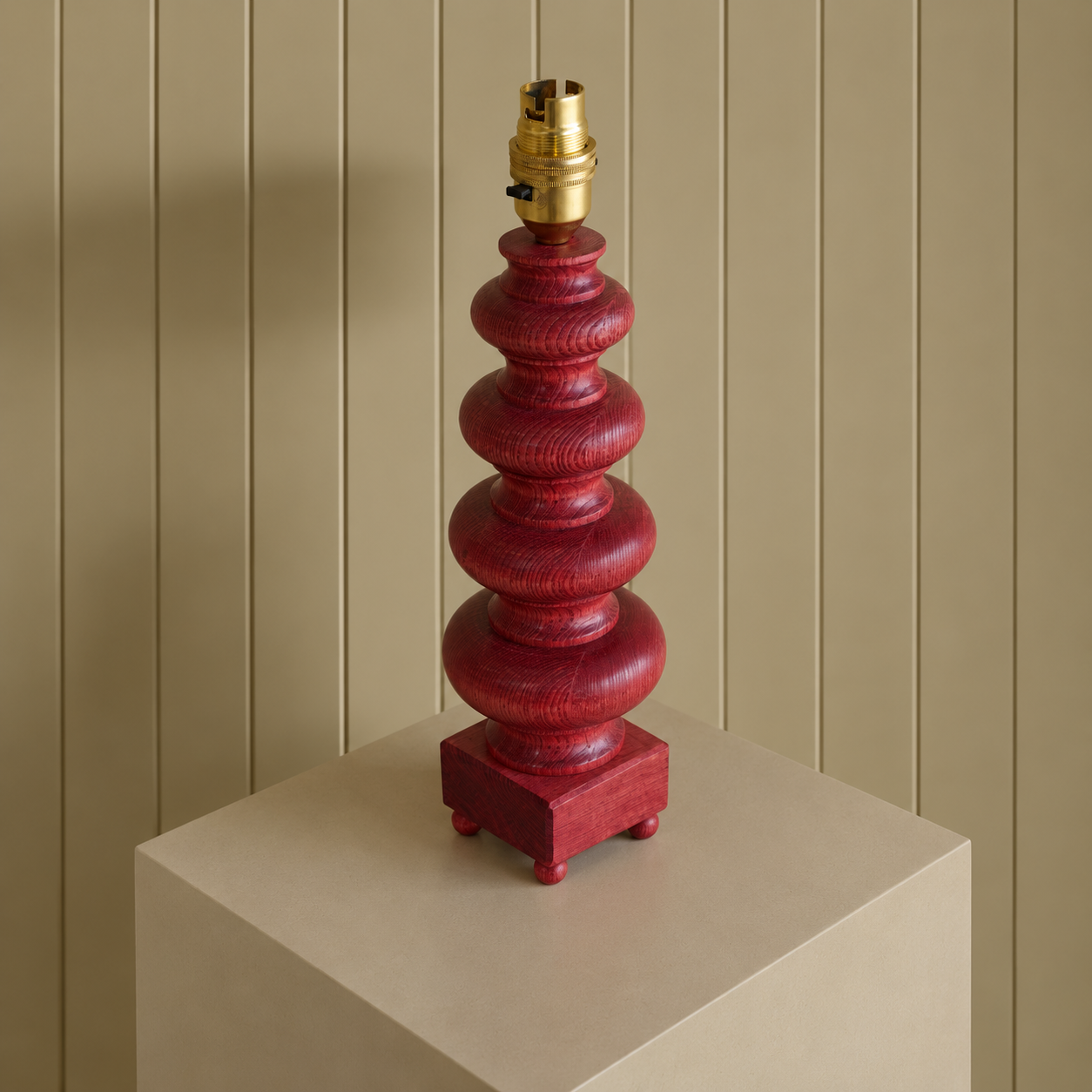 Burgundy Turned-Wood Lamp Base.png