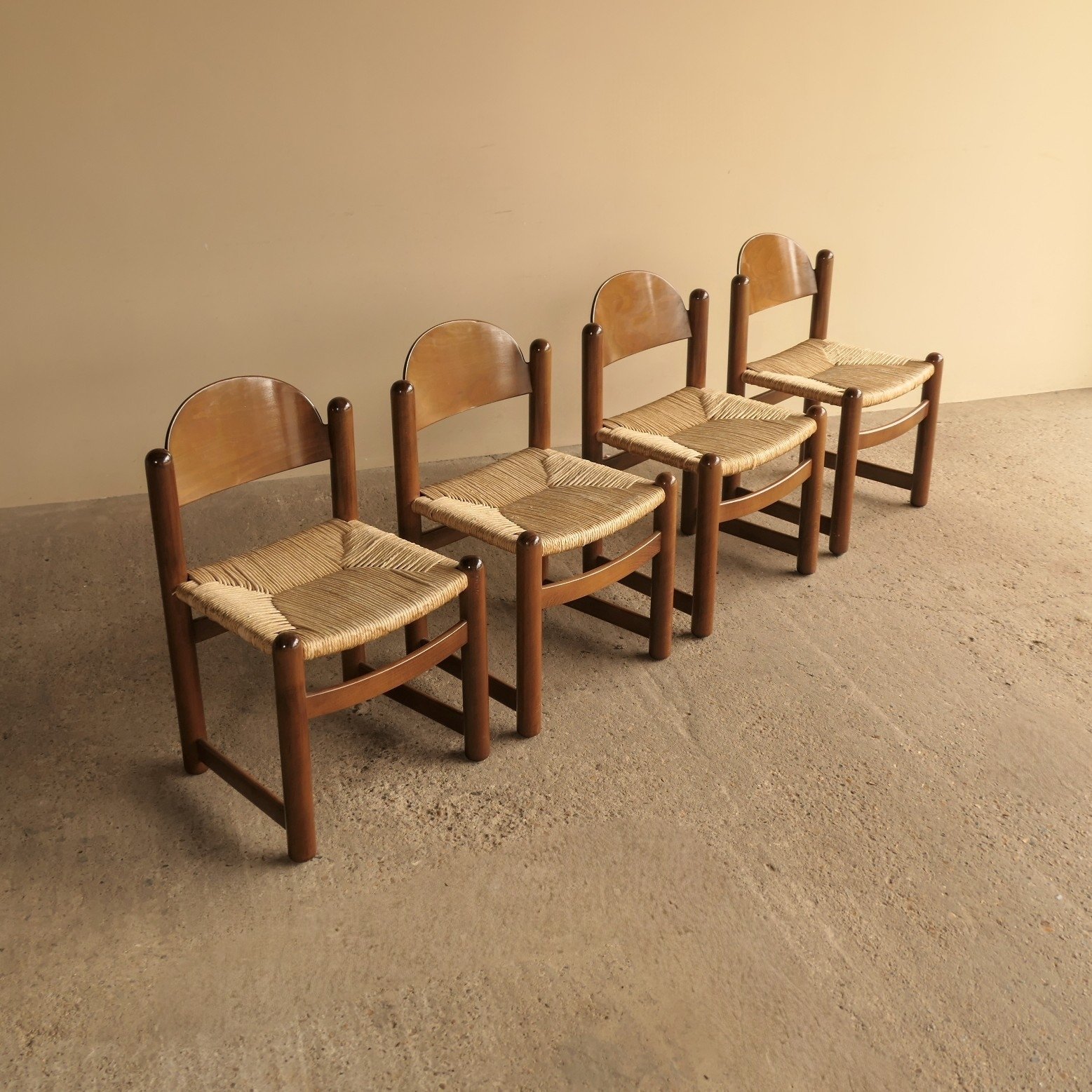 'Padova' Rush Dining Chairs