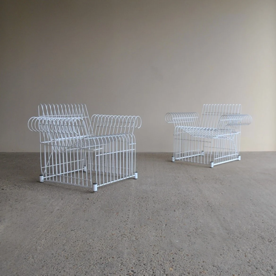 Wire Lounge Chairs