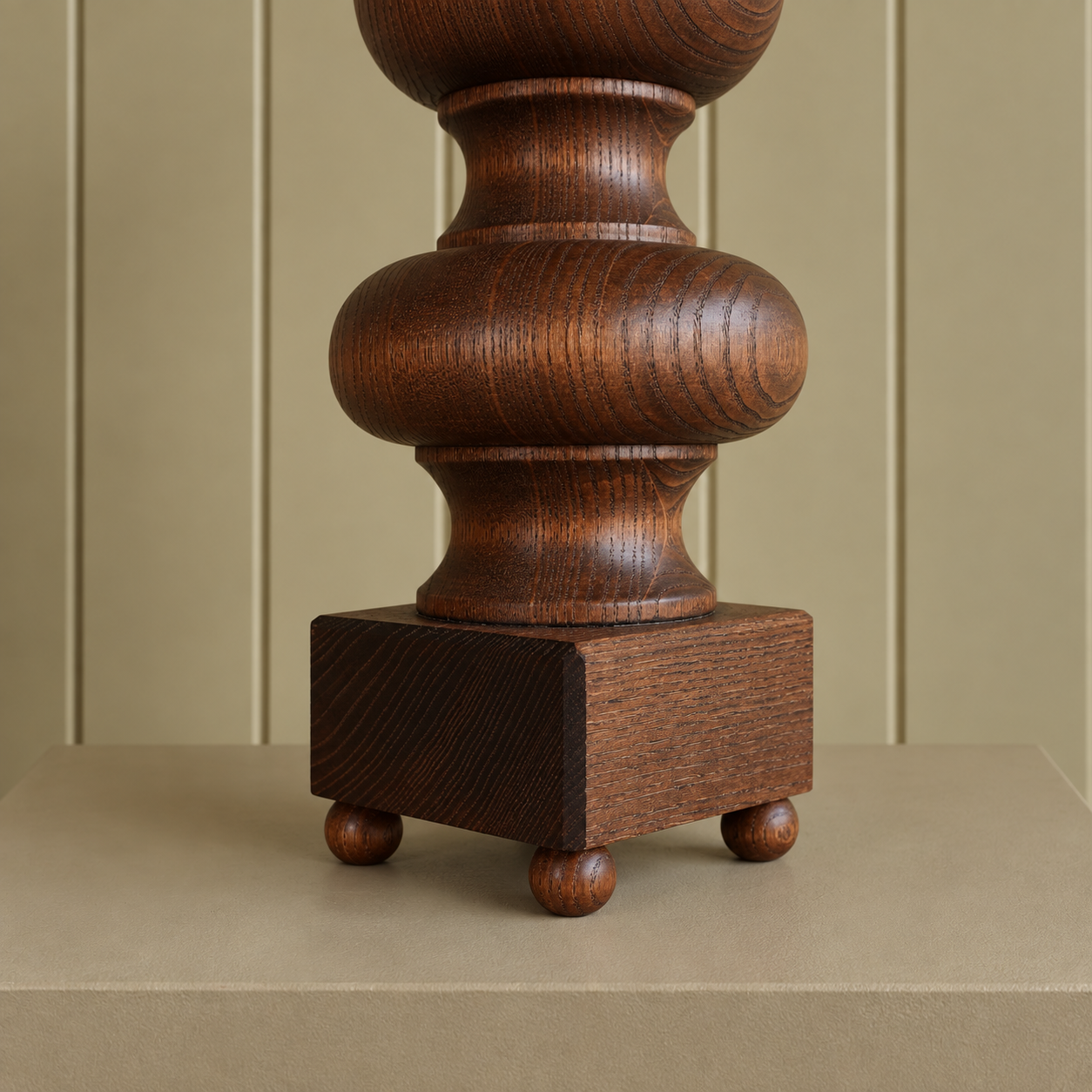 Walnut Turned Base on Pedestal.png