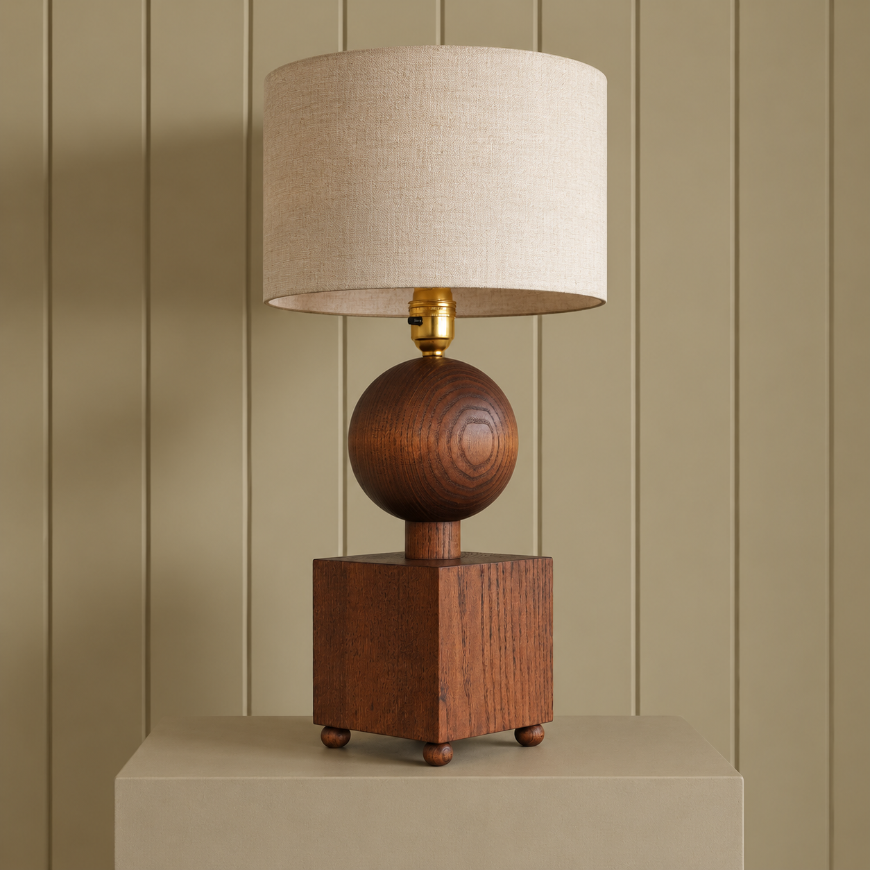 Edwin Lamp - Walnut