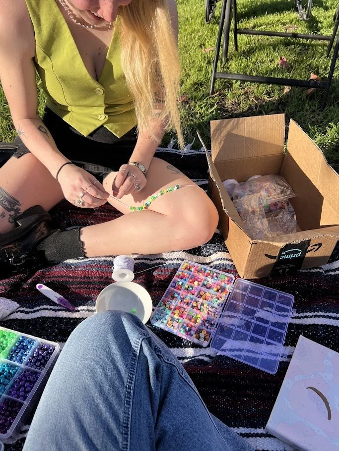 Crafting in the park