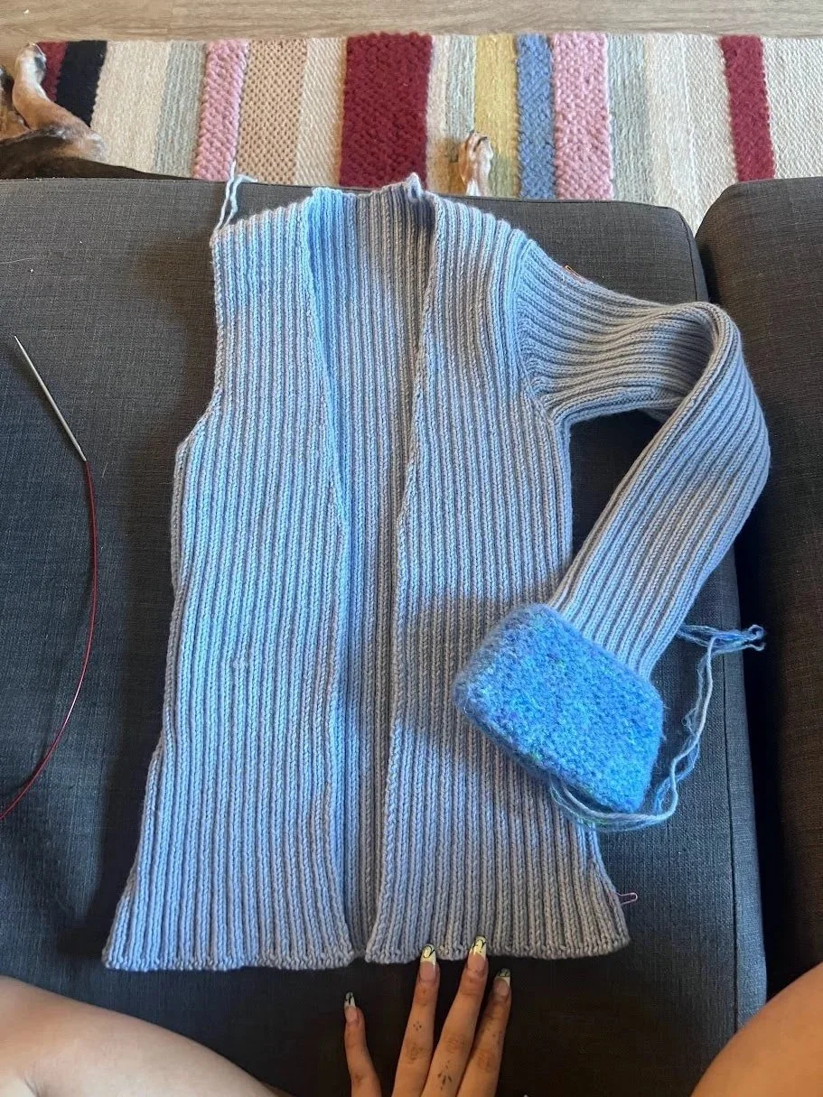 Cardigan progress