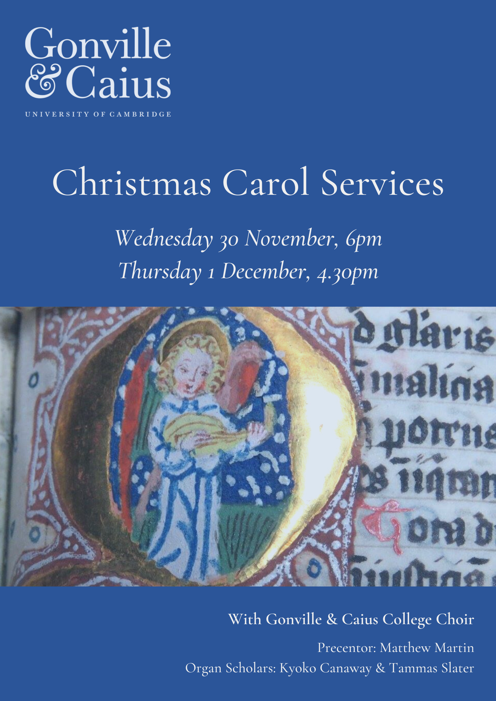Advent and Christmas Carol Services